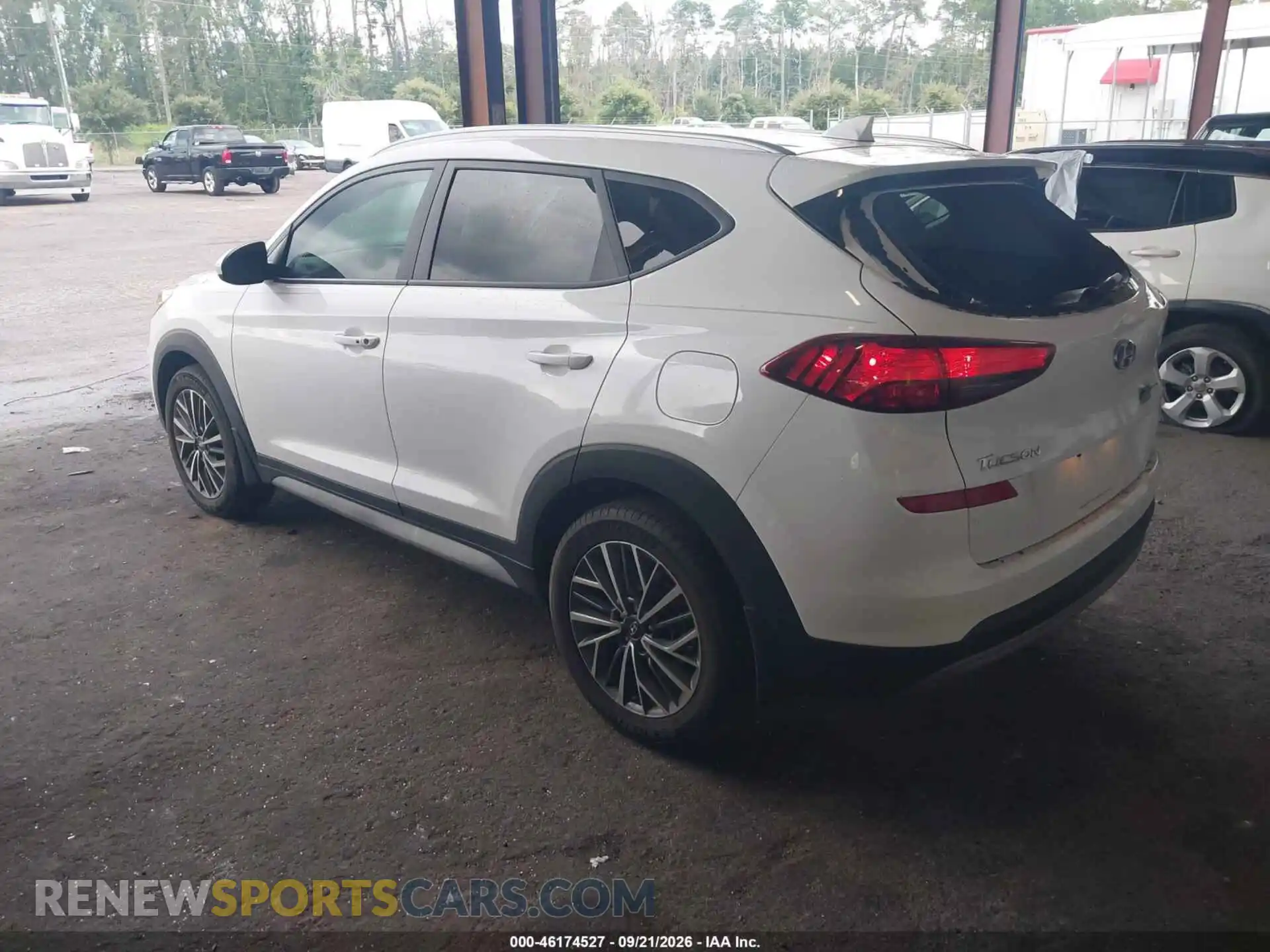 3 Фотография поврежденного автомобиля KM8J33AL3MU362906 HYUNDAI TUCSON 2021