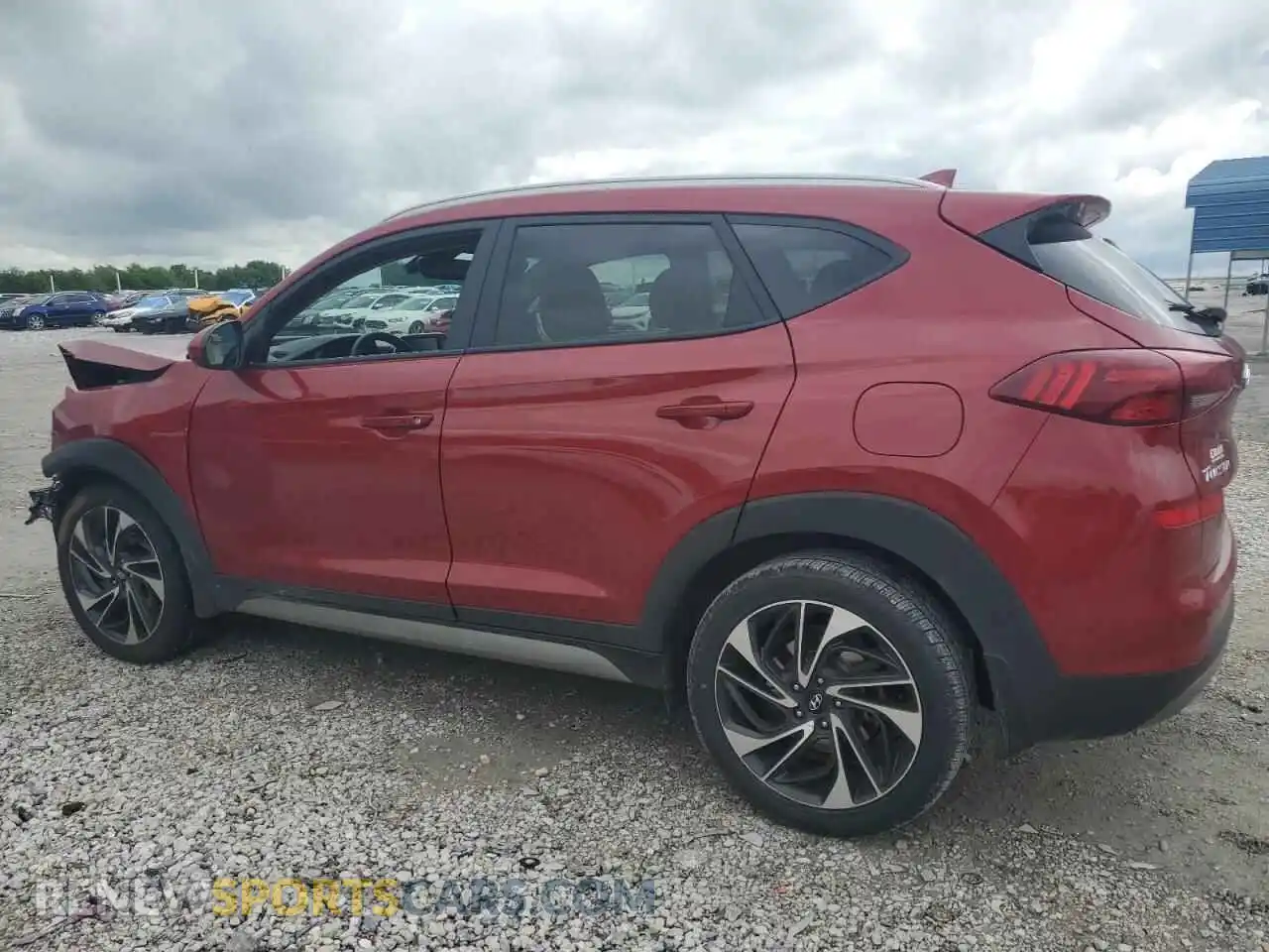 2 Photograph of a damaged car KM8J33AL3MU373548 HYUNDAI TUCSON 2021