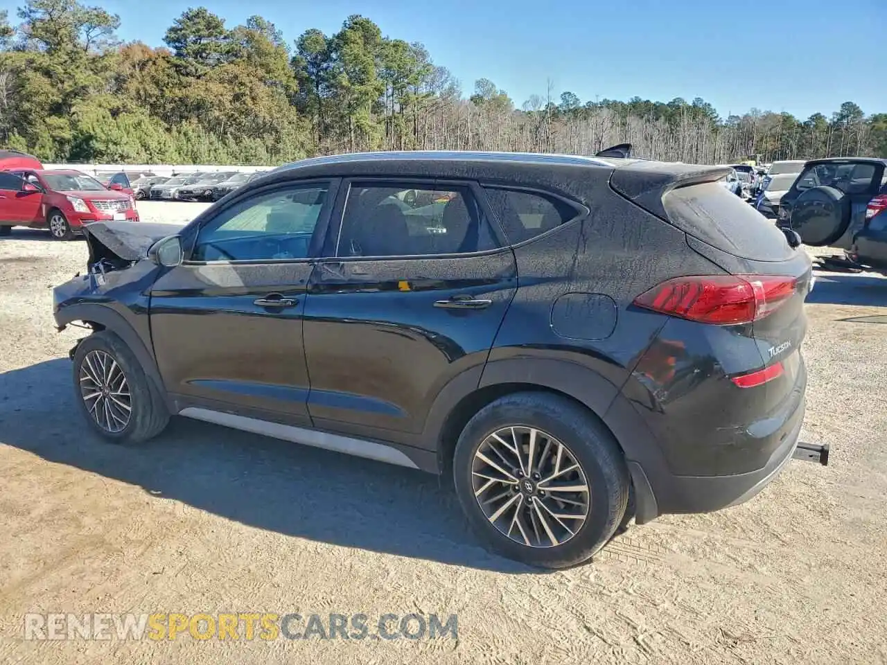 2 Photograph of a damaged car KM8J33AL4MU287990 HYUNDAI TUCSON 2021