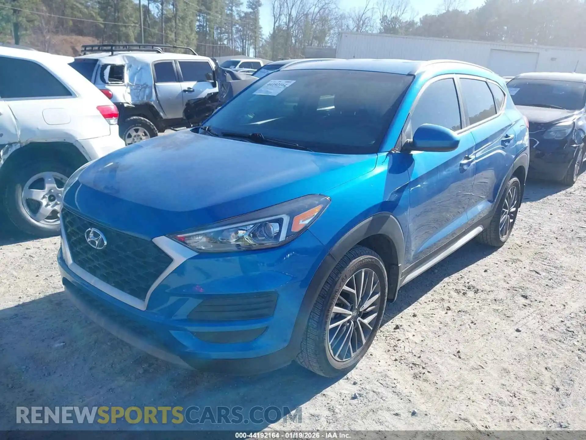2 Photograph of a damaged car KM8J33AL4MU306487 HYUNDAI TUCSON 2021