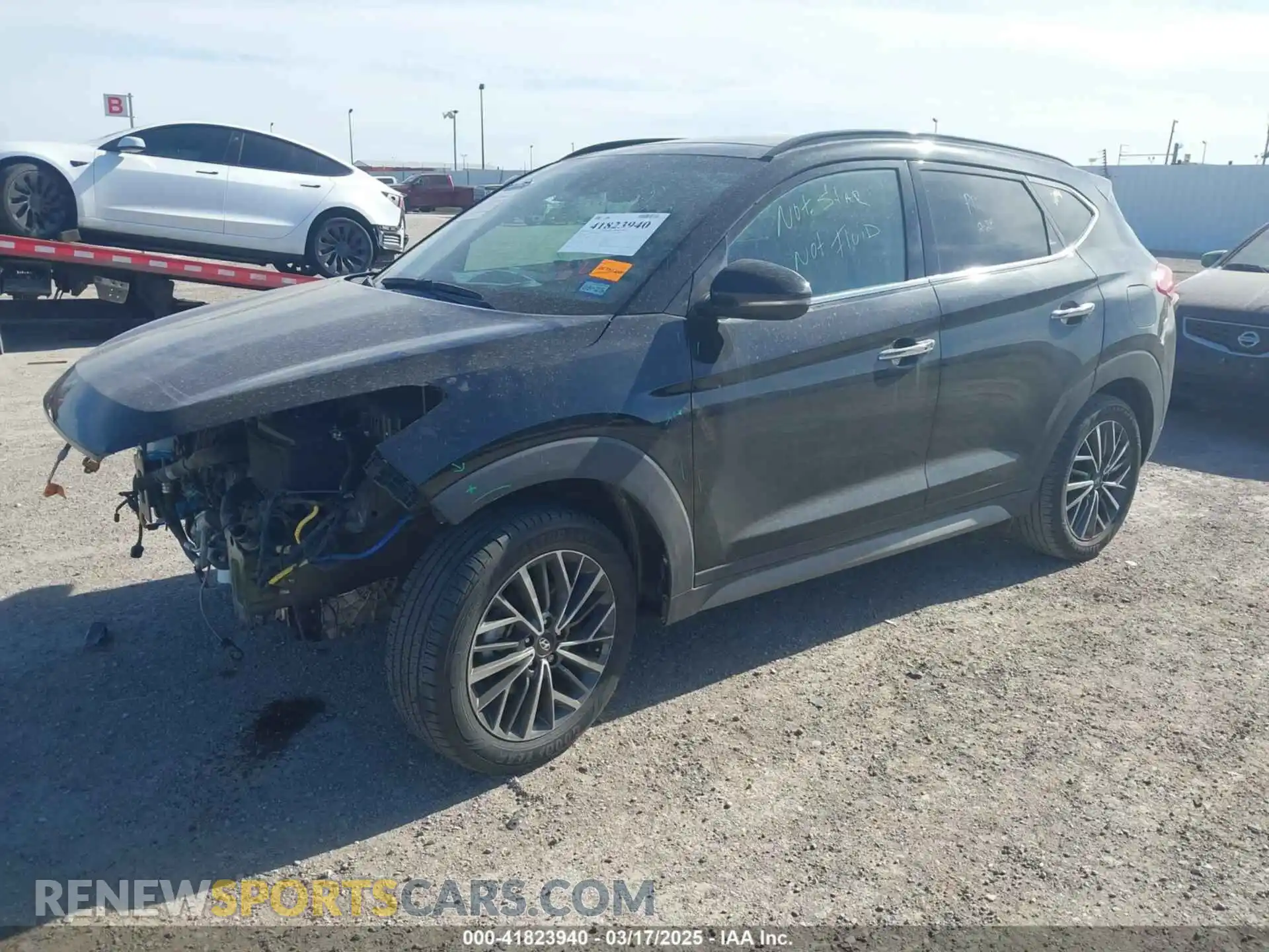 2 Photograph of a damaged car KM8J33AL4MU337304 HYUNDAI TUCSON 2021