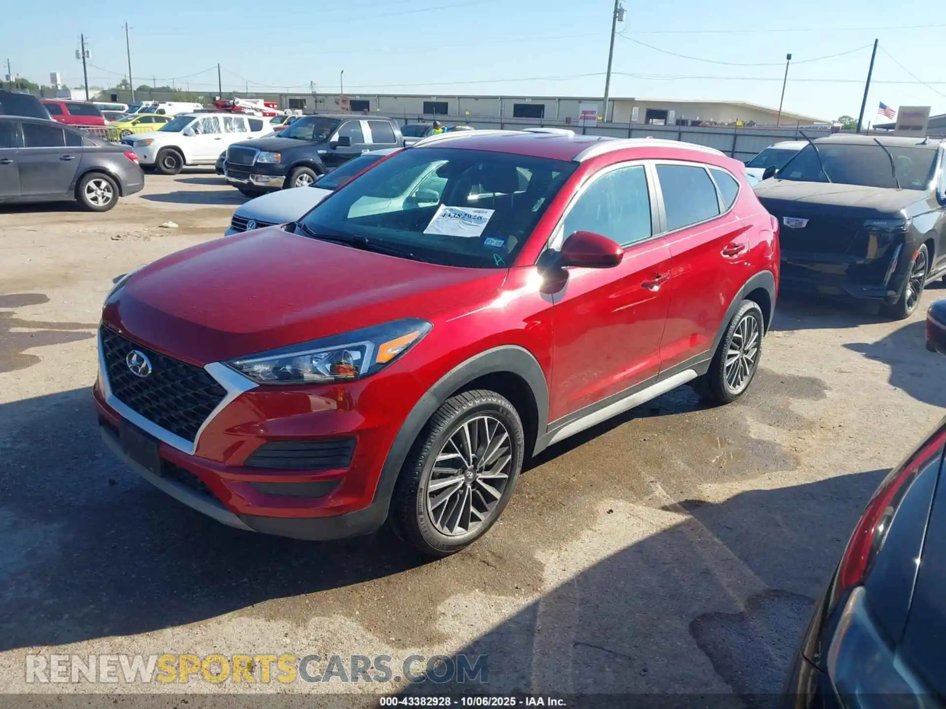 2 Photograph of a damaged car KM8J33AL4MU379858 HYUNDAI TUCSON 2021
