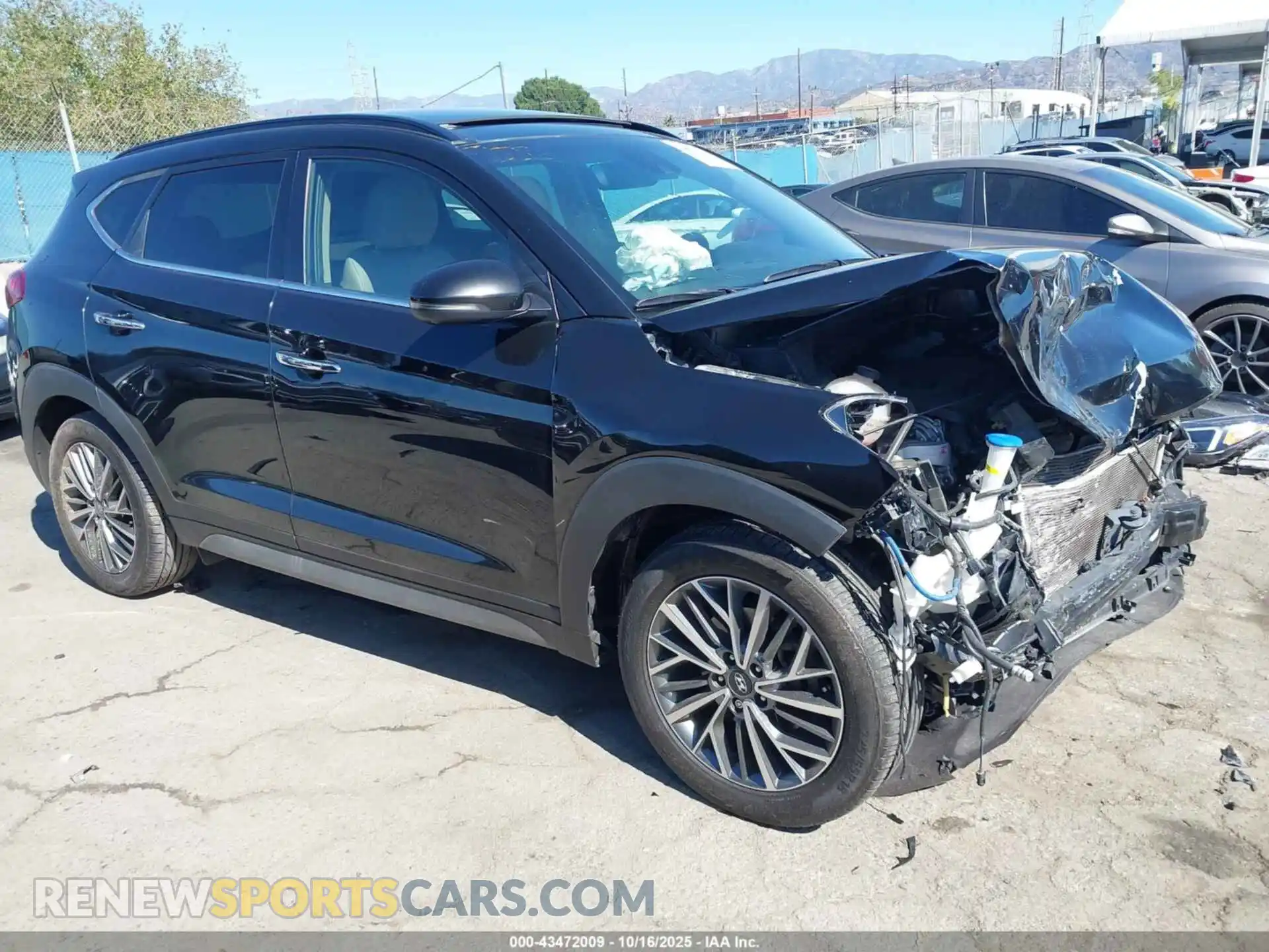 1 Photograph of a damaged car KM8J33AL4MU409375 HYUNDAI TUCSON 2021