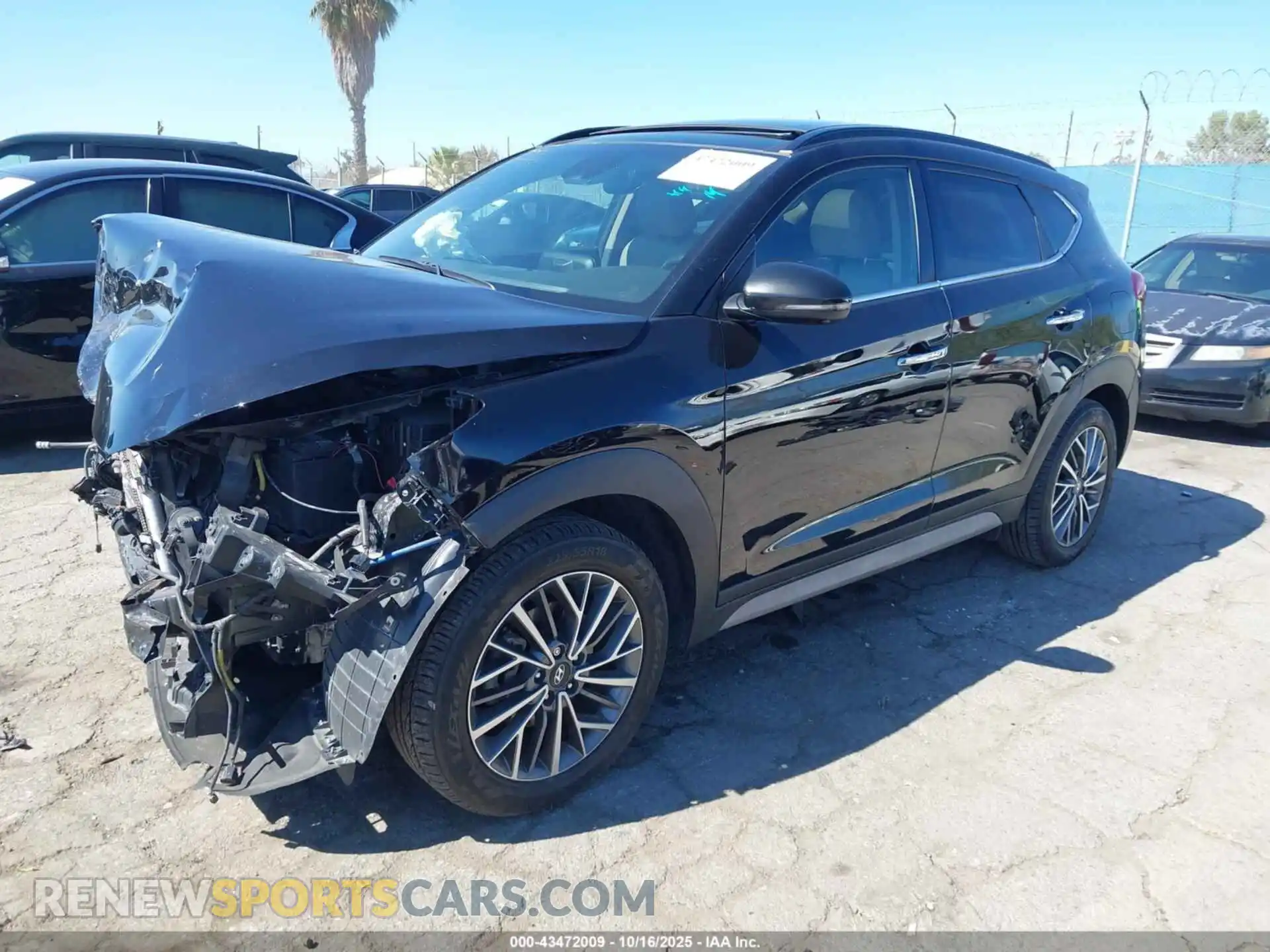 2 Photograph of a damaged car KM8J33AL4MU409375 HYUNDAI TUCSON 2021