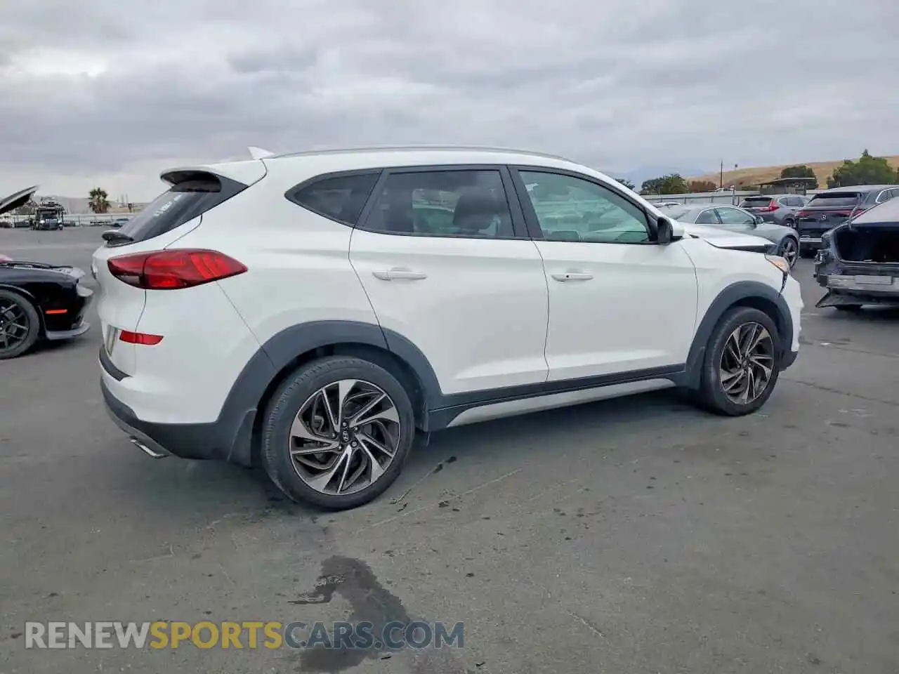 3 Photograph of a damaged car KM8J33AL5MU307633 HYUNDAI TUCSON 2021