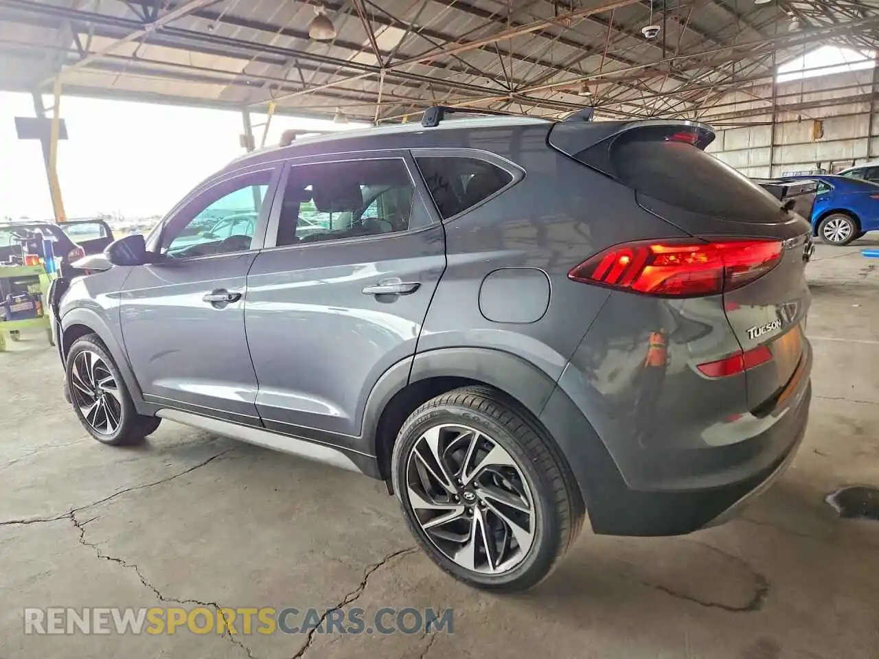 2 Photograph of a damaged car KM8J33AL6MU401861 HYUNDAI TUCSON 2021