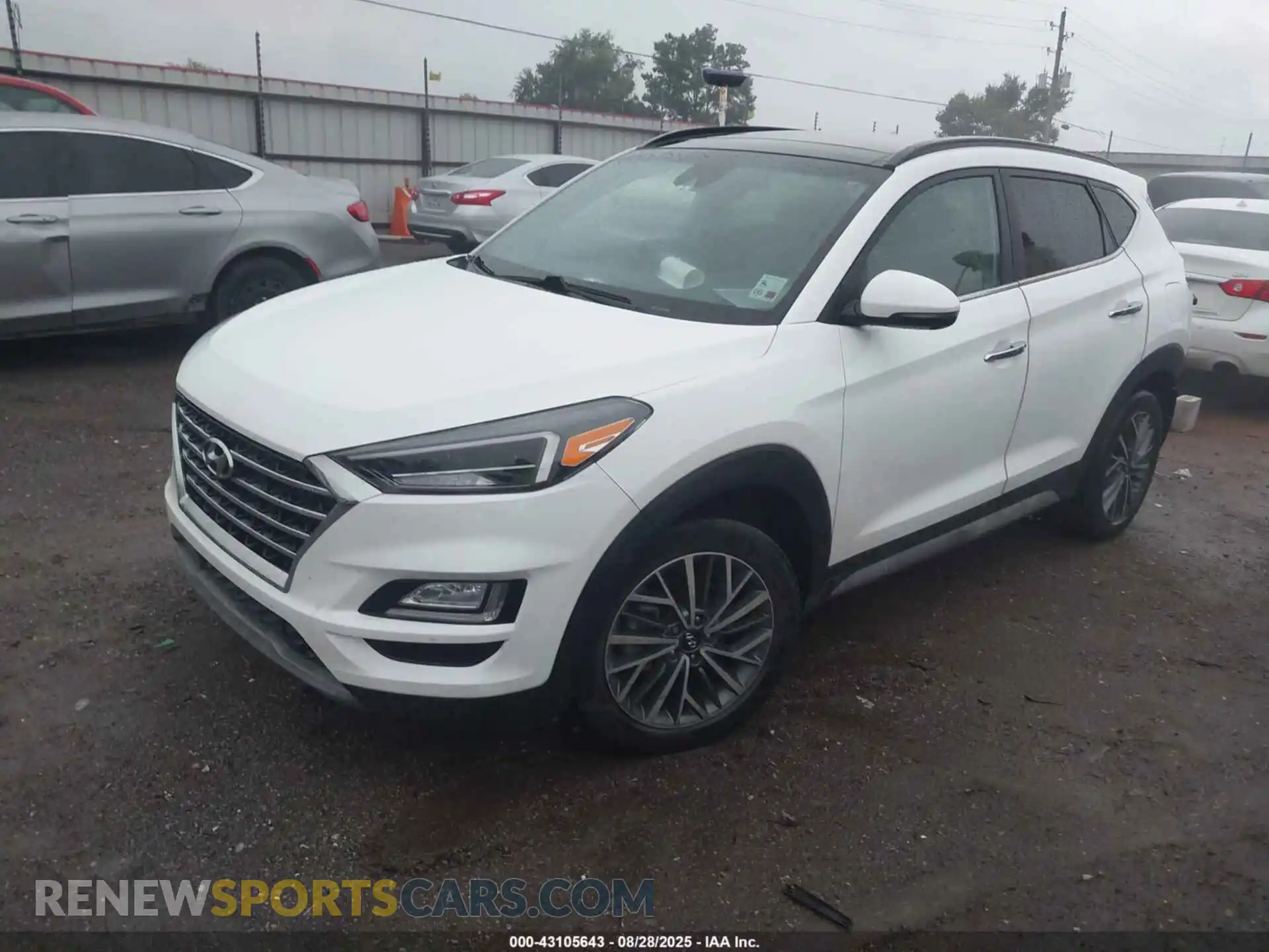 2 Photograph of a damaged car KM8J33AL6MU402928 HYUNDAI TUCSON 2021