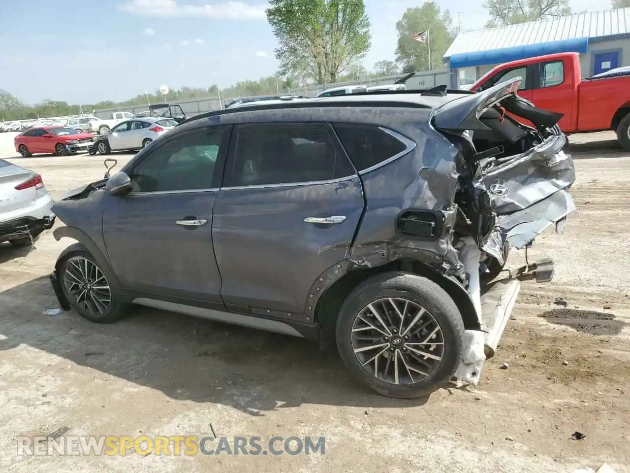2 Фотография поврежденного автомобиля KM8J33AL7MU404493 HYUNDAI TUCSON 2021