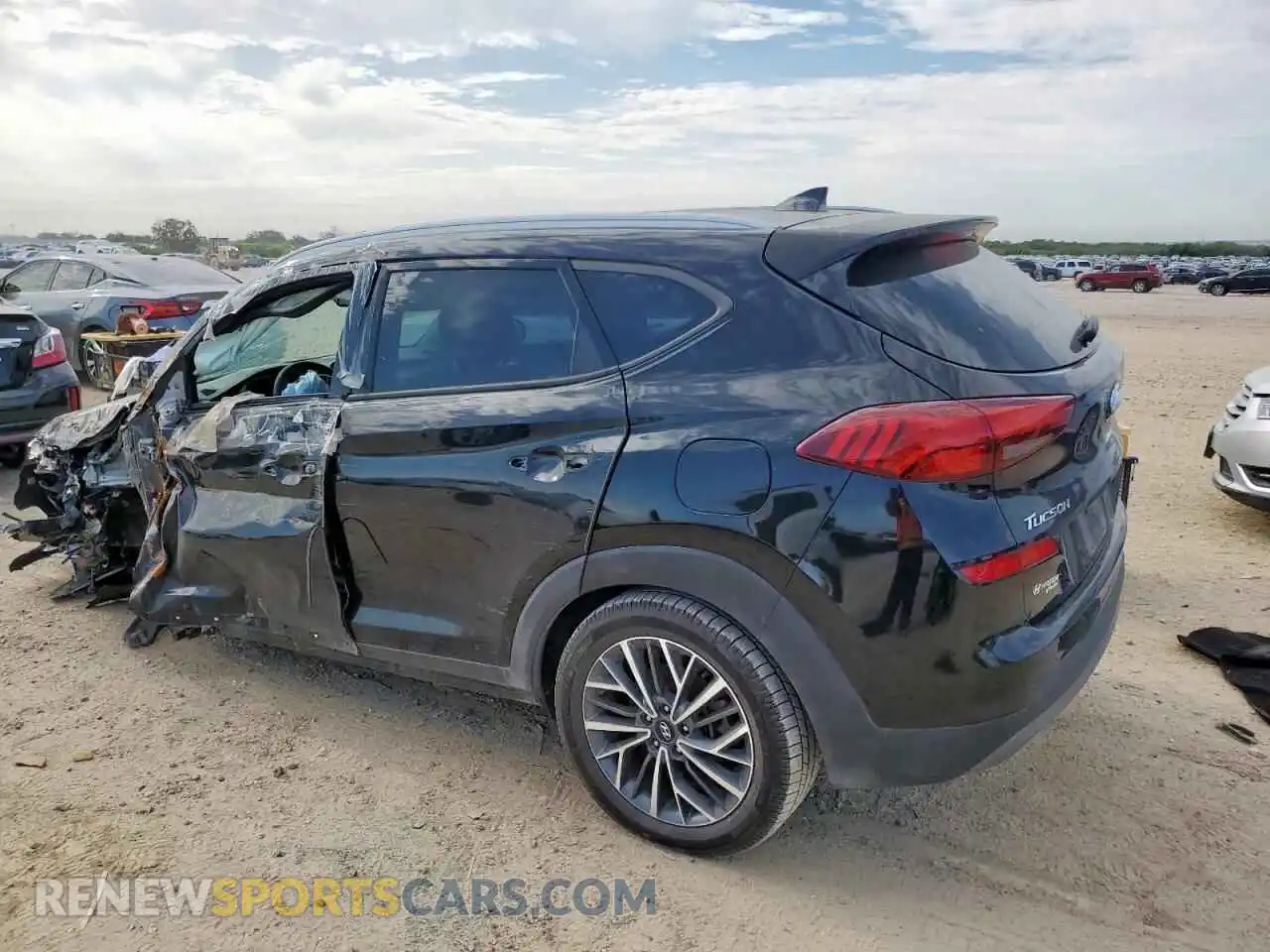 2 Photograph of a damaged car KM8J33AL8MU298104 HYUNDAI TUCSON 2021