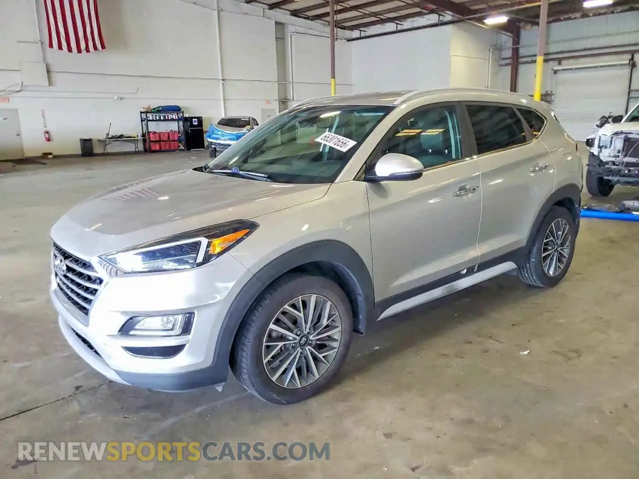 1 Photograph of a damaged car KM8J33AL8MU305908 HYUNDAI TUCSON 2021