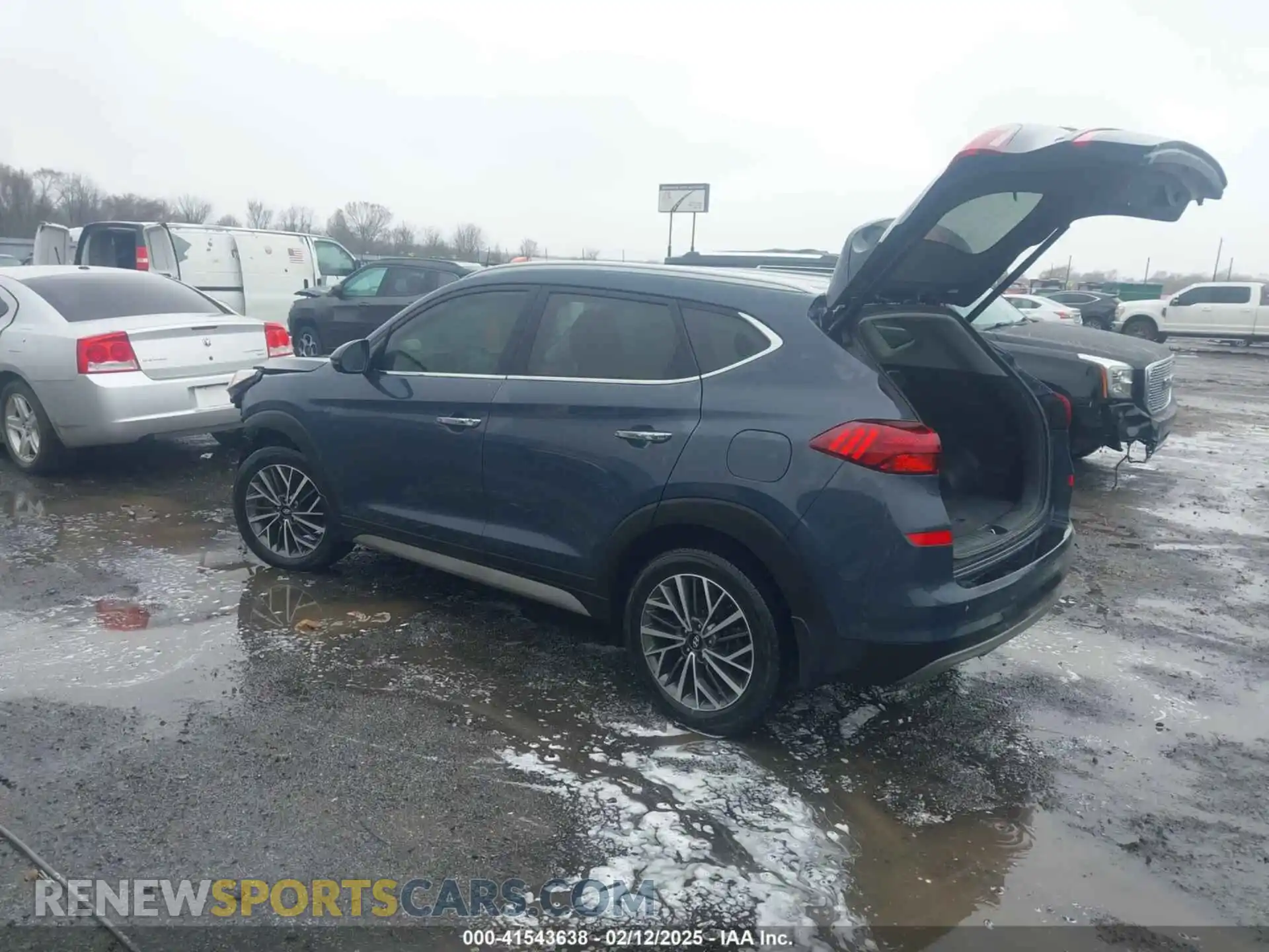 3 Photograph of a damaged car KM8J33AL9MU282980 HYUNDAI TUCSON 2021