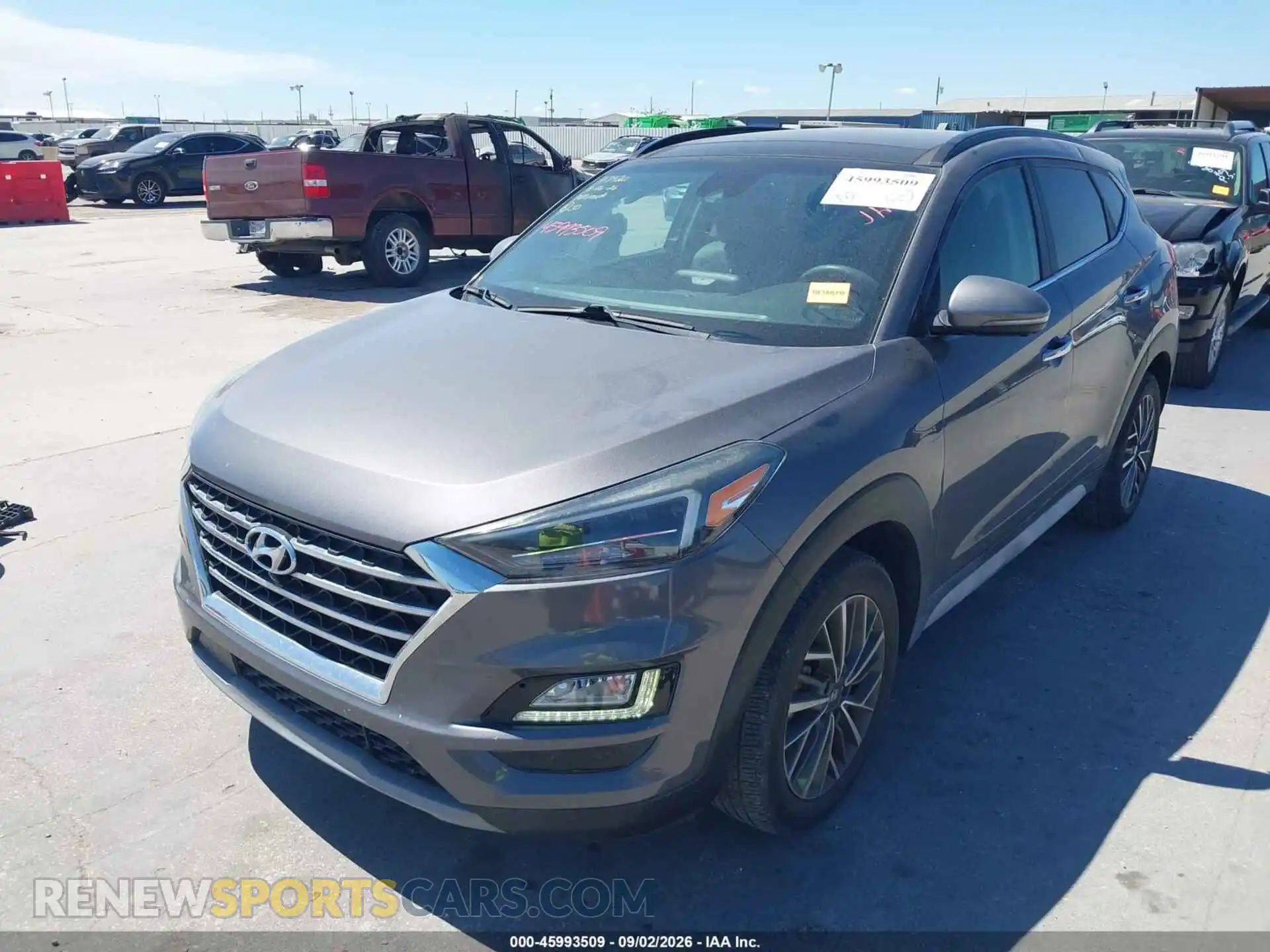 2 Photograph of a damaged car KM8J33AL9MU377345 HYUNDAI TUCSON 2021
