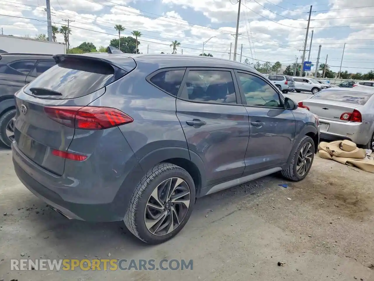 3 Photograph of a damaged car KM8J33ALXMU286424 HYUNDAI TUCSON 2021