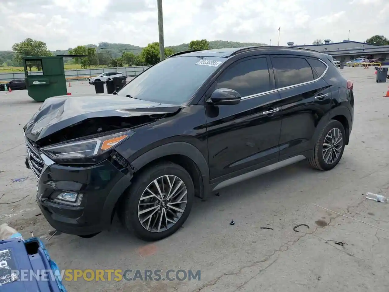 1 Photograph of a damaged car KM8J33ALXMU291140 HYUNDAI TUCSON 2021