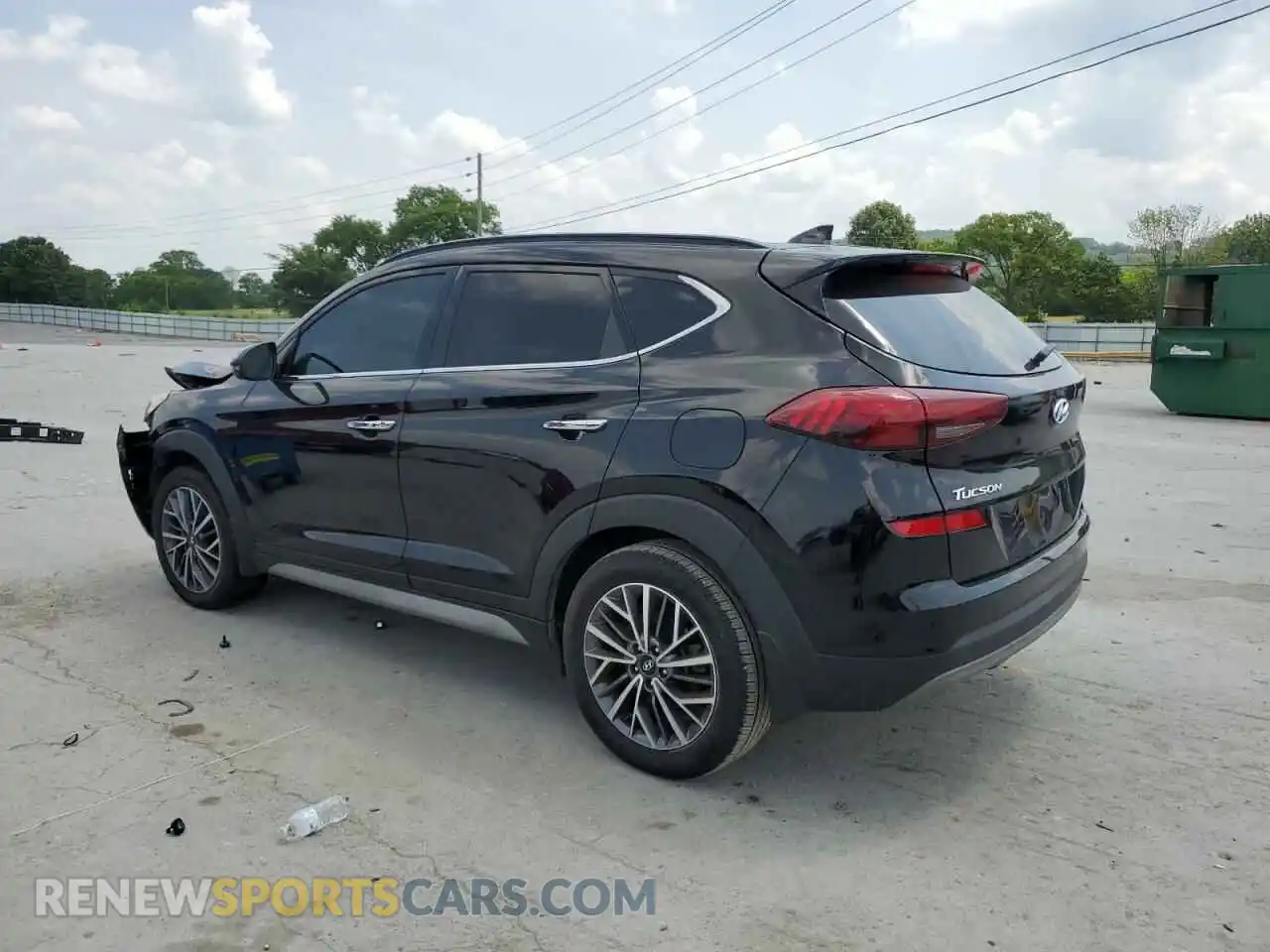 2 Photograph of a damaged car KM8J33ALXMU291140 HYUNDAI TUCSON 2021