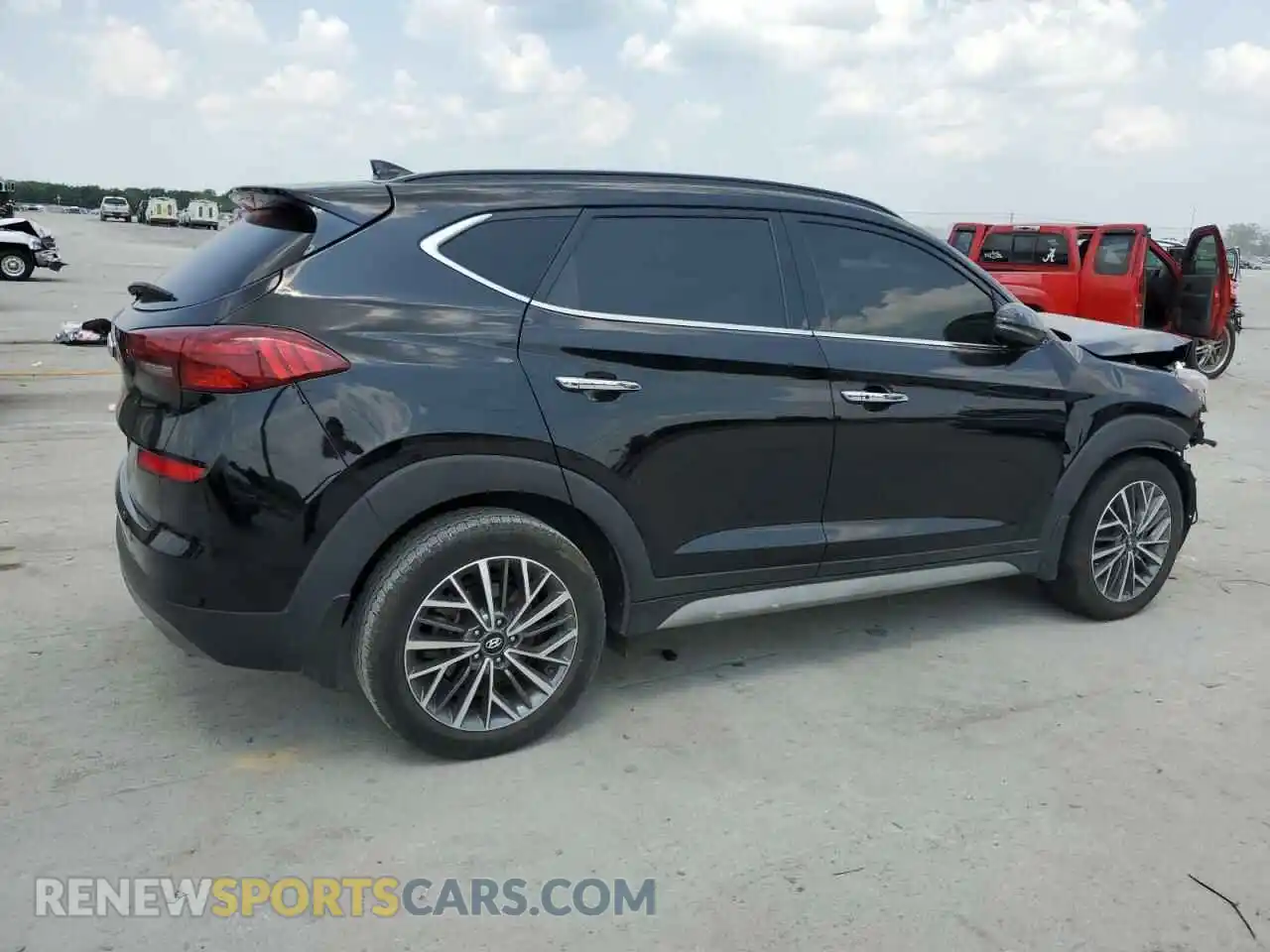 3 Photograph of a damaged car KM8J33ALXMU291140 HYUNDAI TUCSON 2021