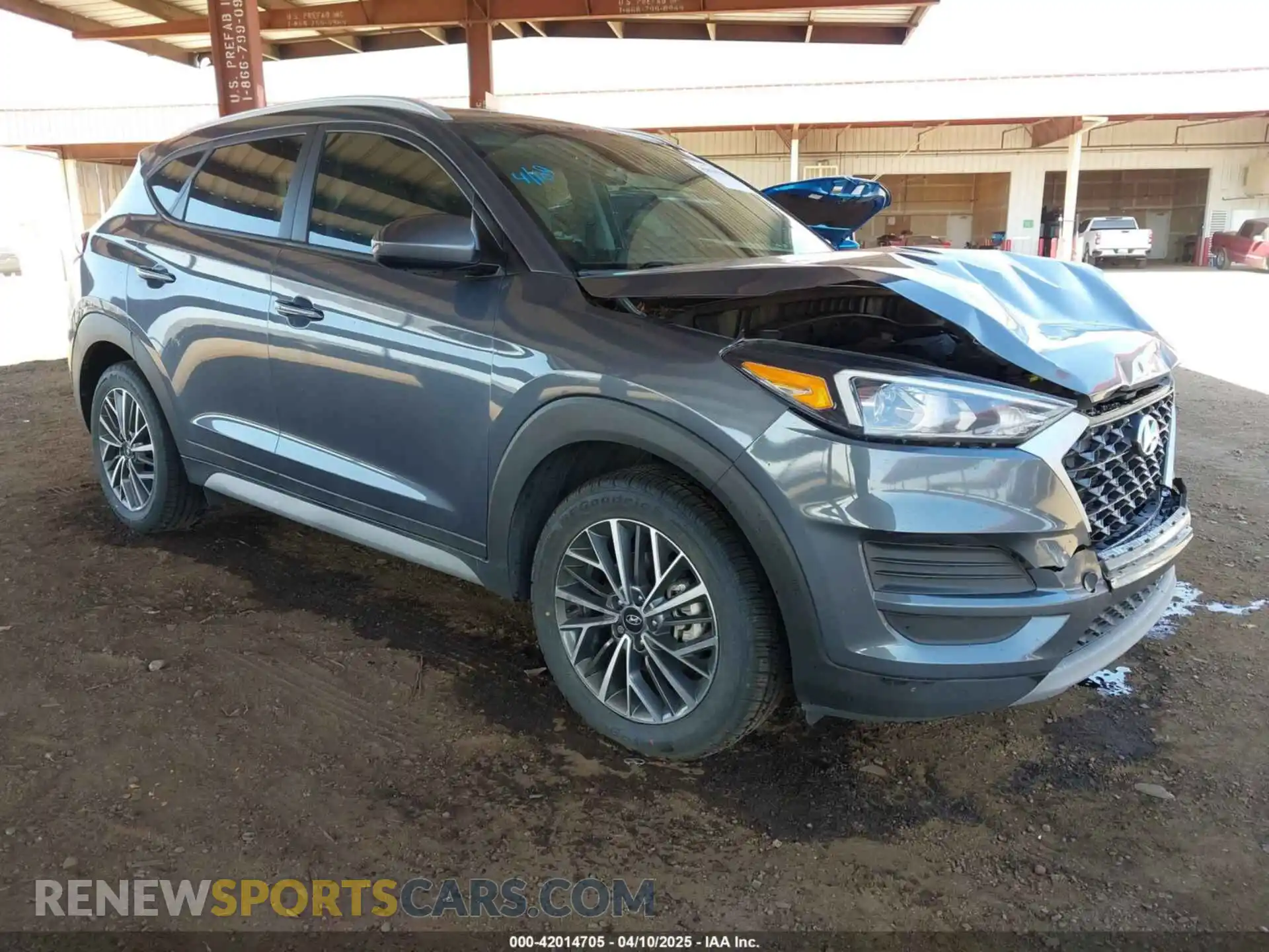 1 Photograph of a damaged car KM8J33ALXMU294670 HYUNDAI TUCSON 2021