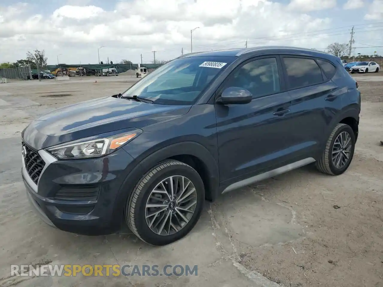 1 Photograph of a damaged car KM8J33ALXMU304744 HYUNDAI TUCSON 2021