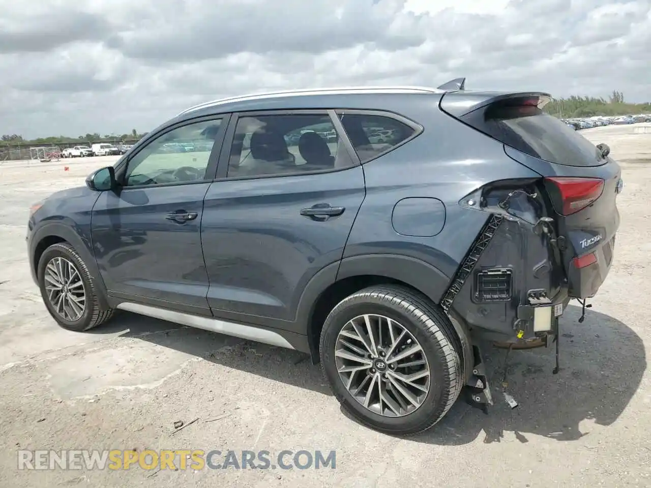 2 Photograph of a damaged car KM8J33ALXMU304744 HYUNDAI TUCSON 2021