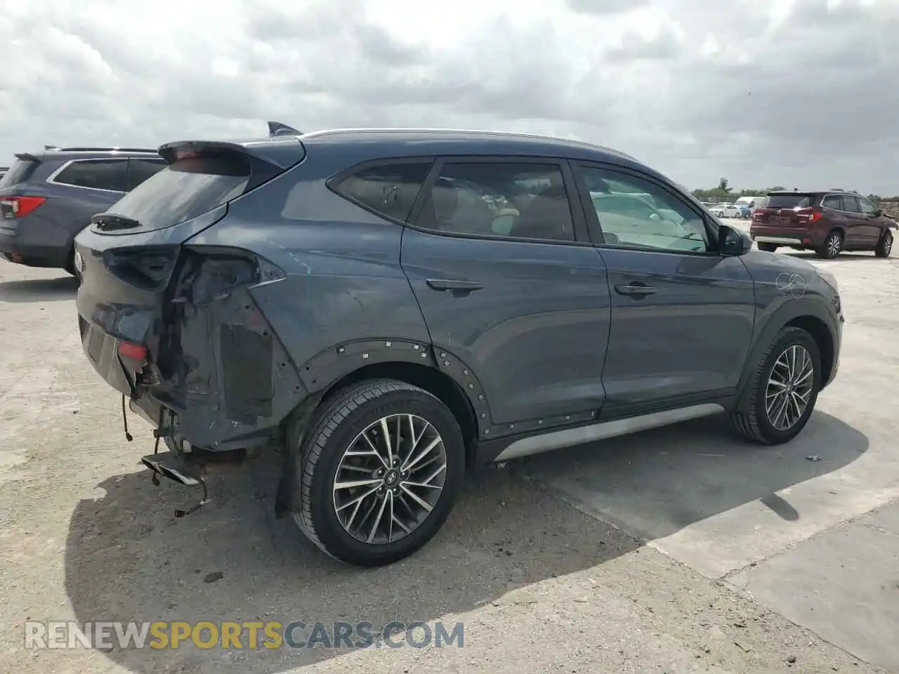3 Photograph of a damaged car KM8J33ALXMU304744 HYUNDAI TUCSON 2021