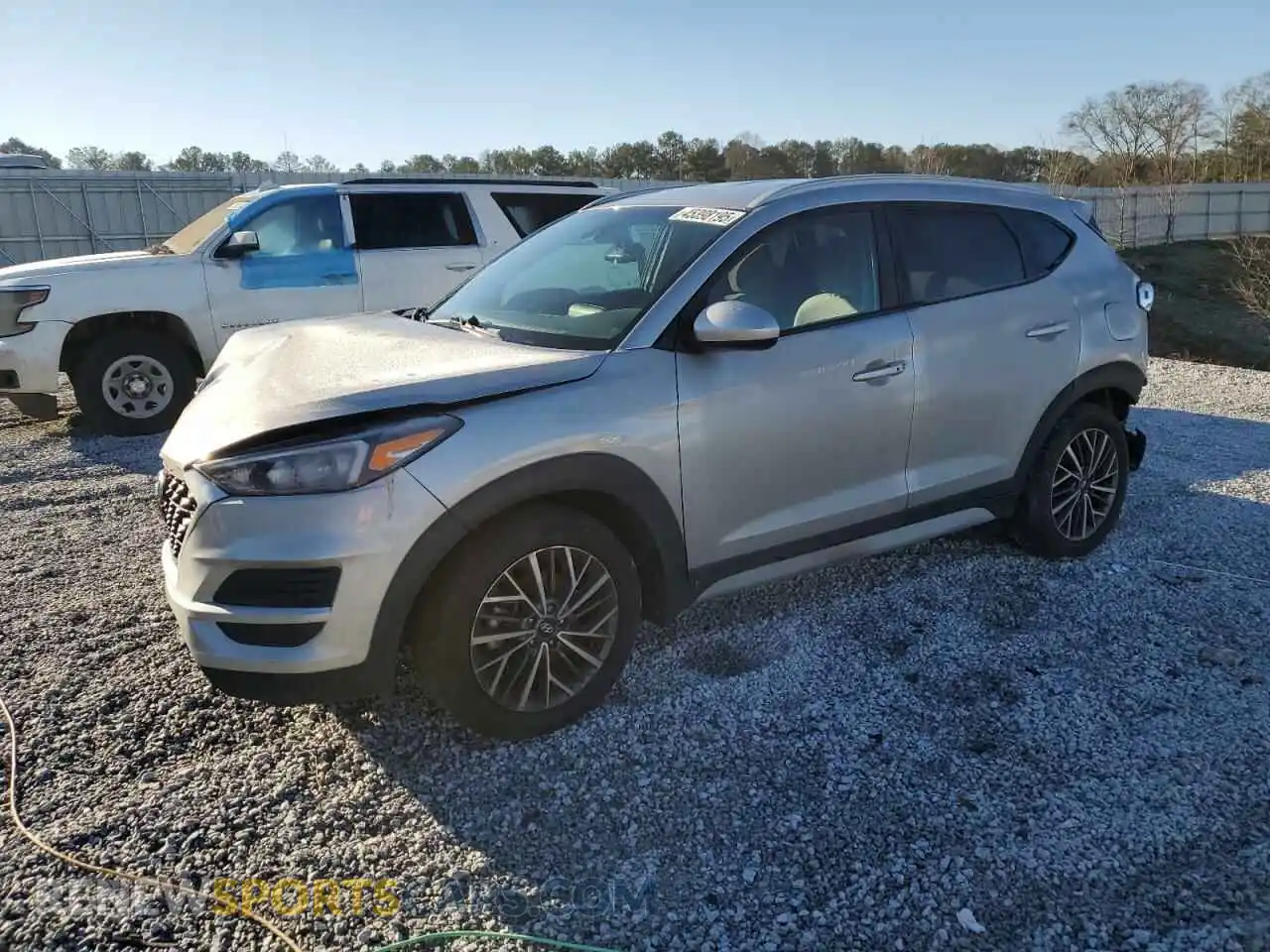 1 Photograph of a damaged car KM8J33ALXMU310043 HYUNDAI TUCSON 2021