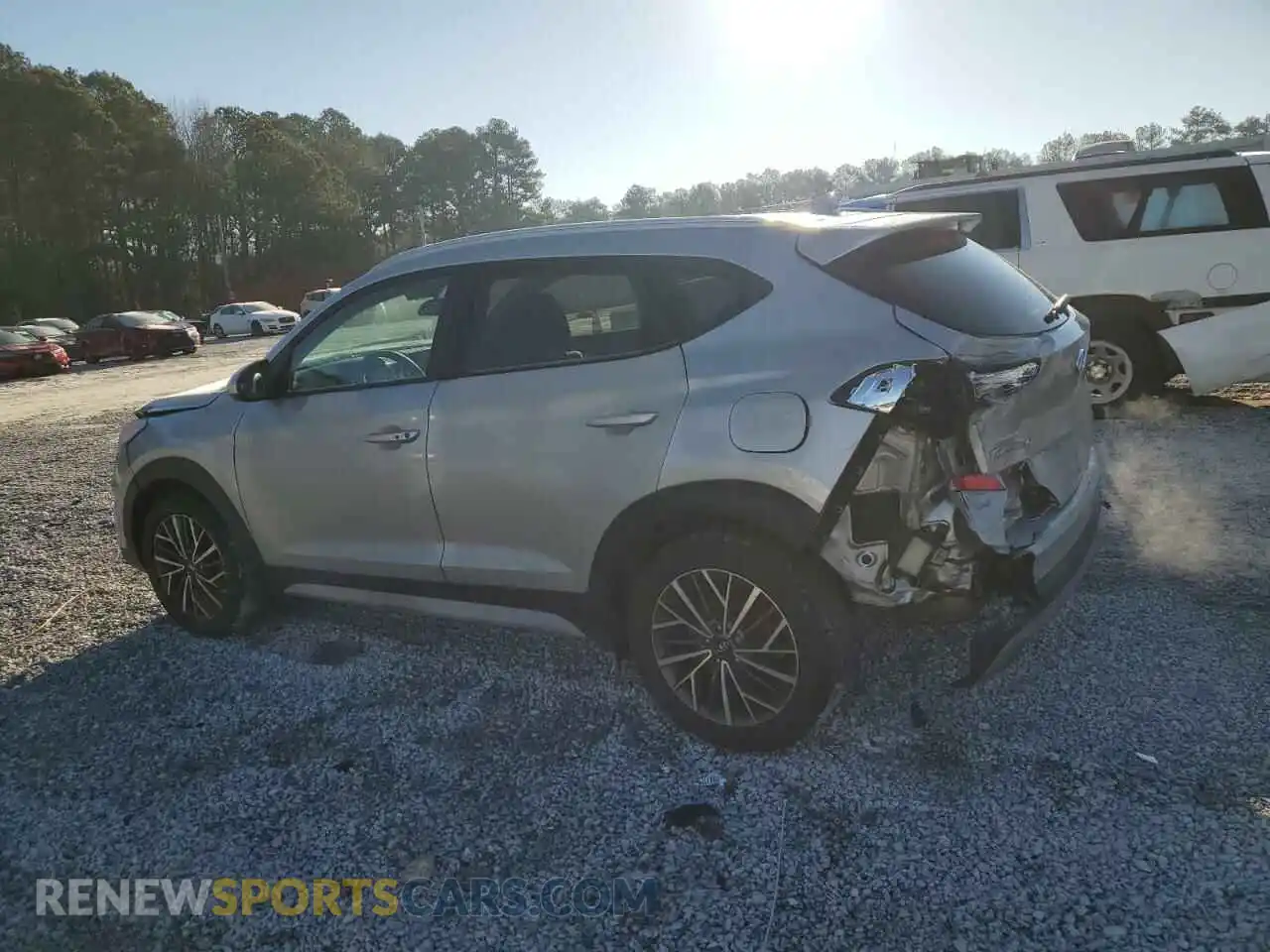 2 Photograph of a damaged car KM8J33ALXMU310043 HYUNDAI TUCSON 2021