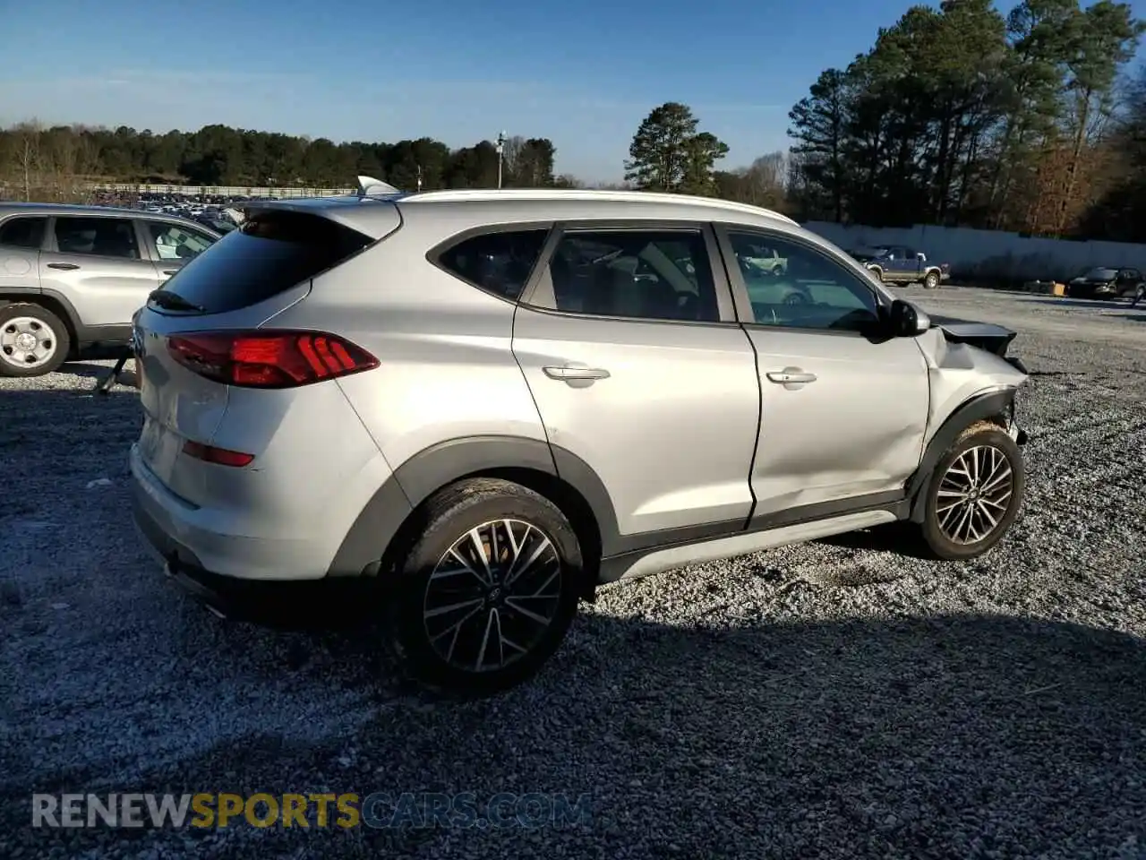 3 Photograph of a damaged car KM8J33ALXMU310043 HYUNDAI TUCSON 2021