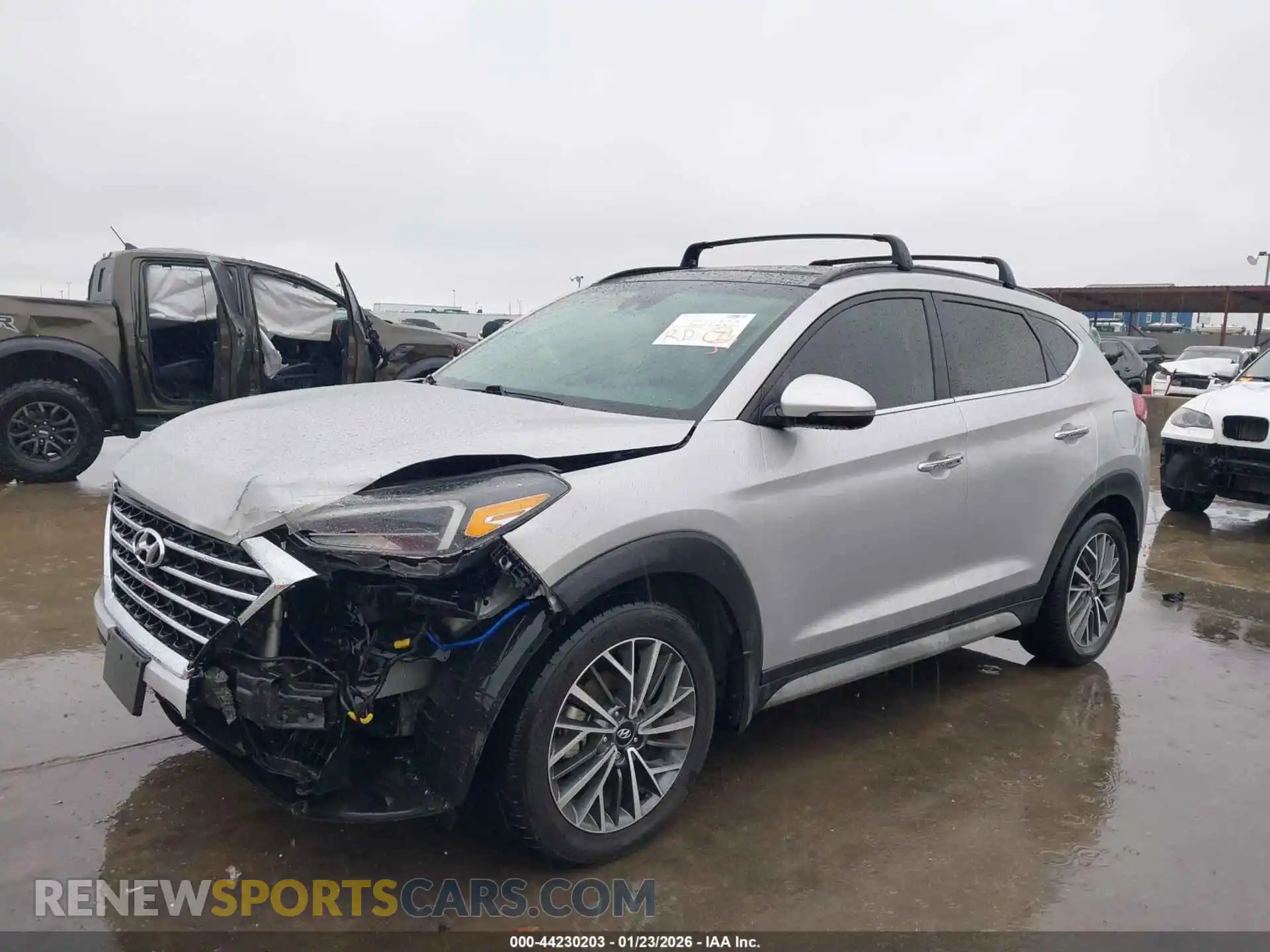 2 Photograph of a damaged car KM8J33ALXMU312262 HYUNDAI TUCSON 2021
