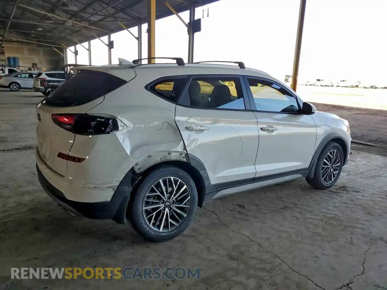3 Фотография поврежденного автомобиля KM8J33ALXMU317400 HYUNDAI TUCSON 2021
