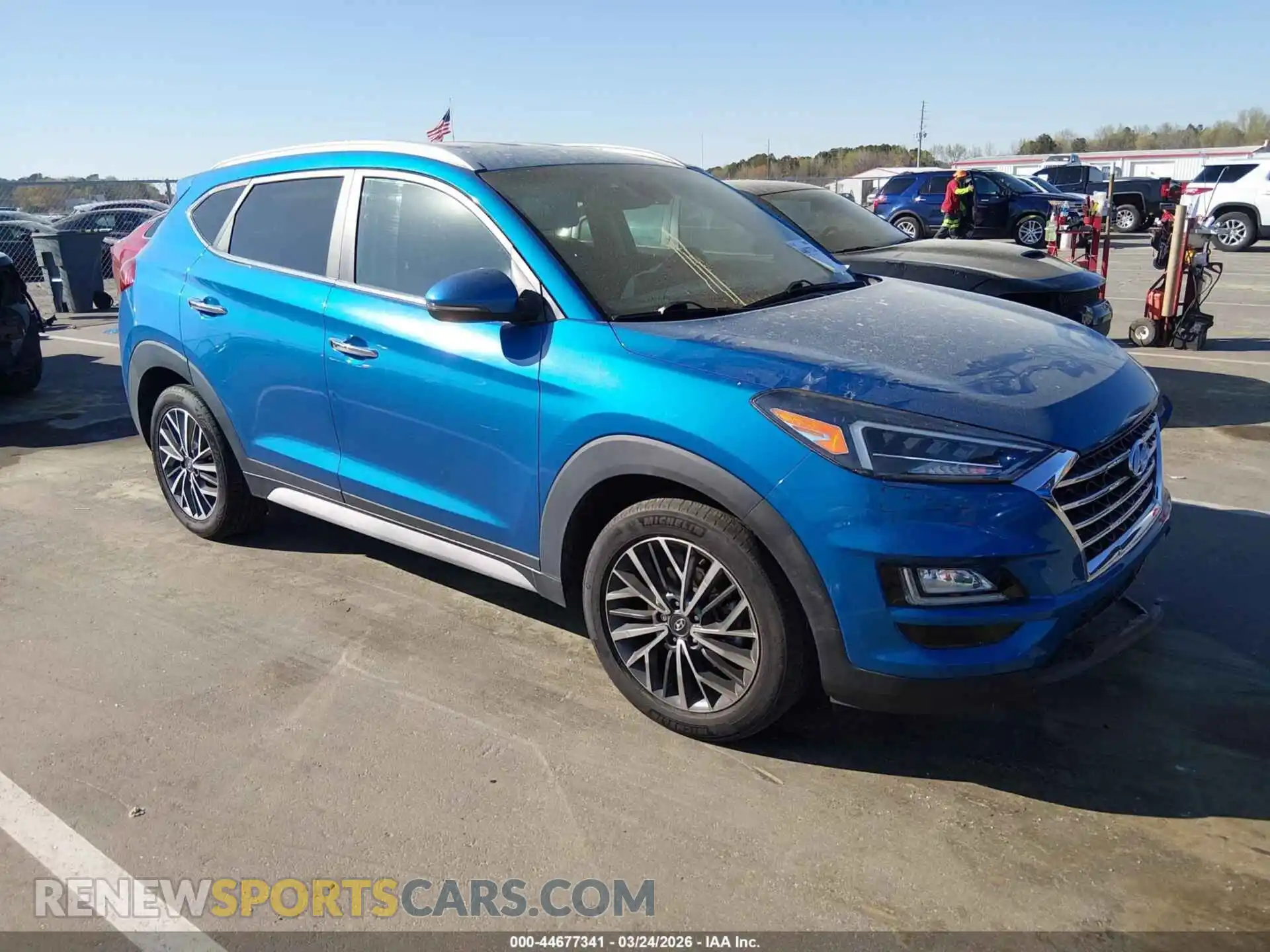 1 Фотография поврежденного автомобиля KM8J33ALXMU325738 HYUNDAI TUCSON 2021