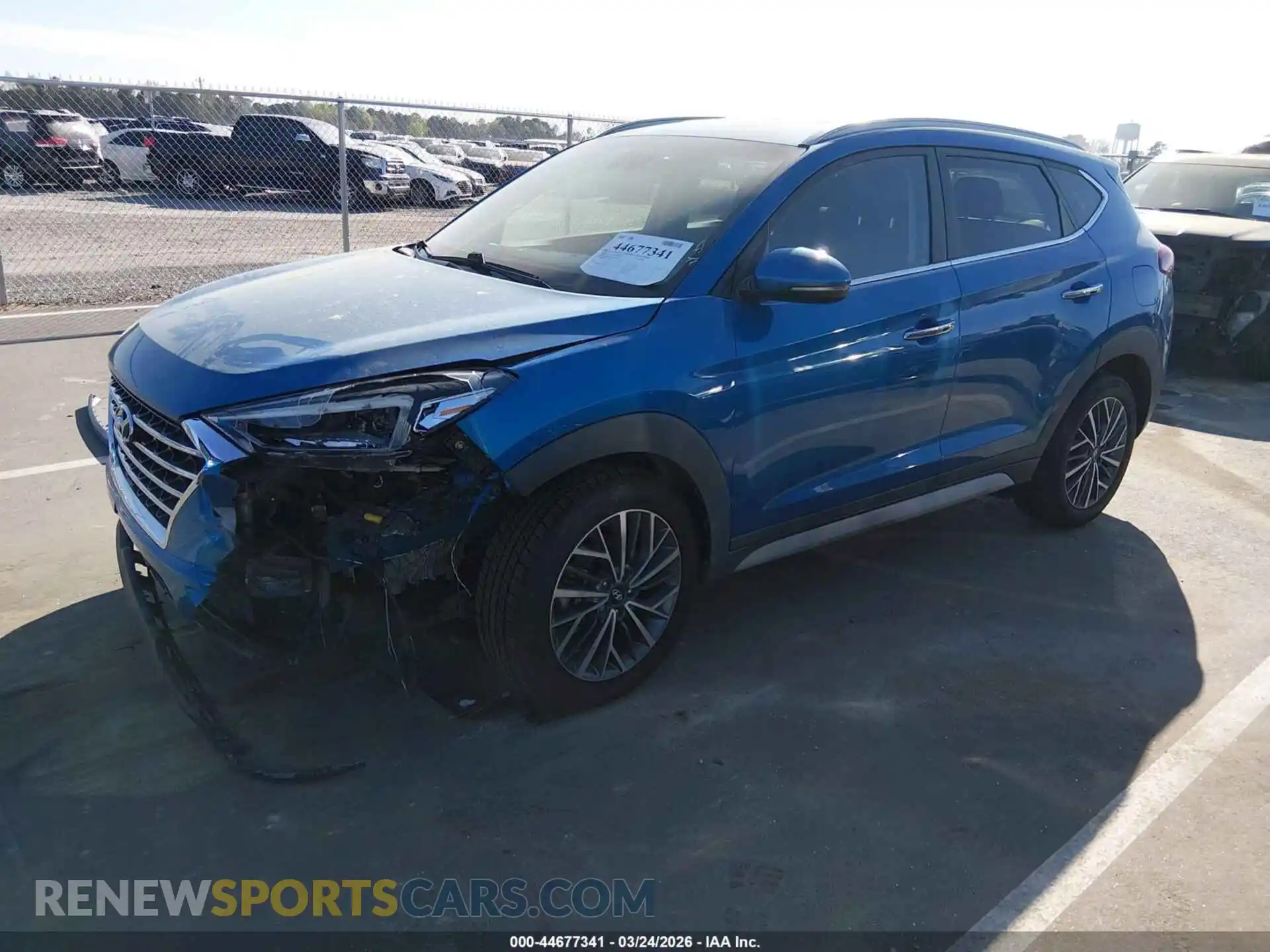 2 Фотография поврежденного автомобиля KM8J33ALXMU325738 HYUNDAI TUCSON 2021