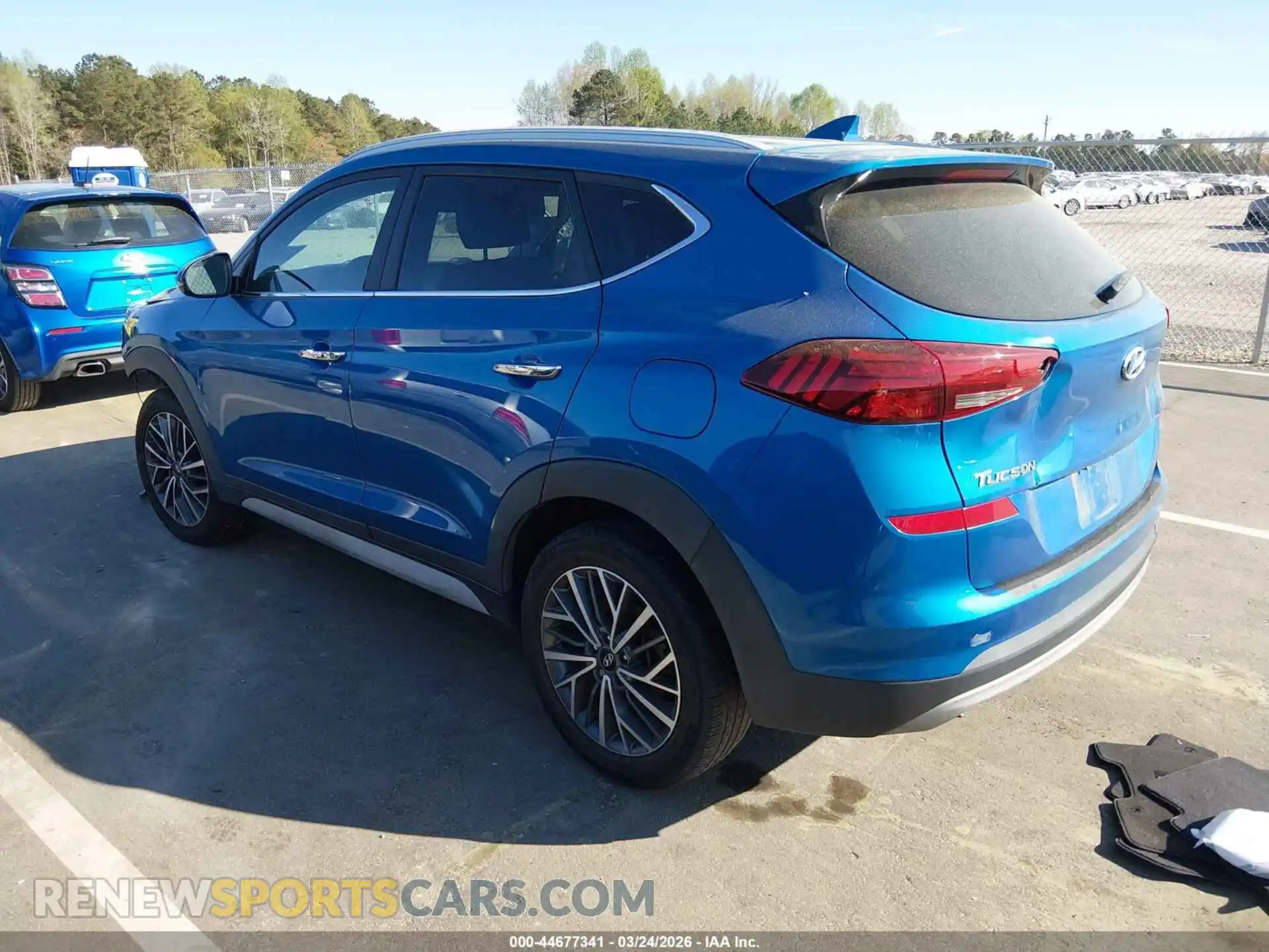 3 Фотография поврежденного автомобиля KM8J33ALXMU325738 HYUNDAI TUCSON 2021