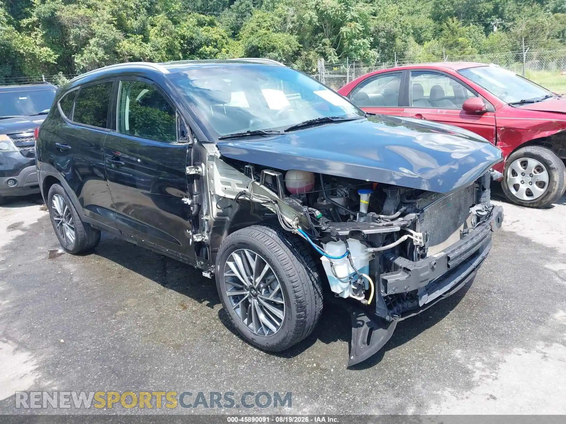 1 Photograph of a damaged car KM8J33ALXMU338411 HYUNDAI TUCSON 2021
