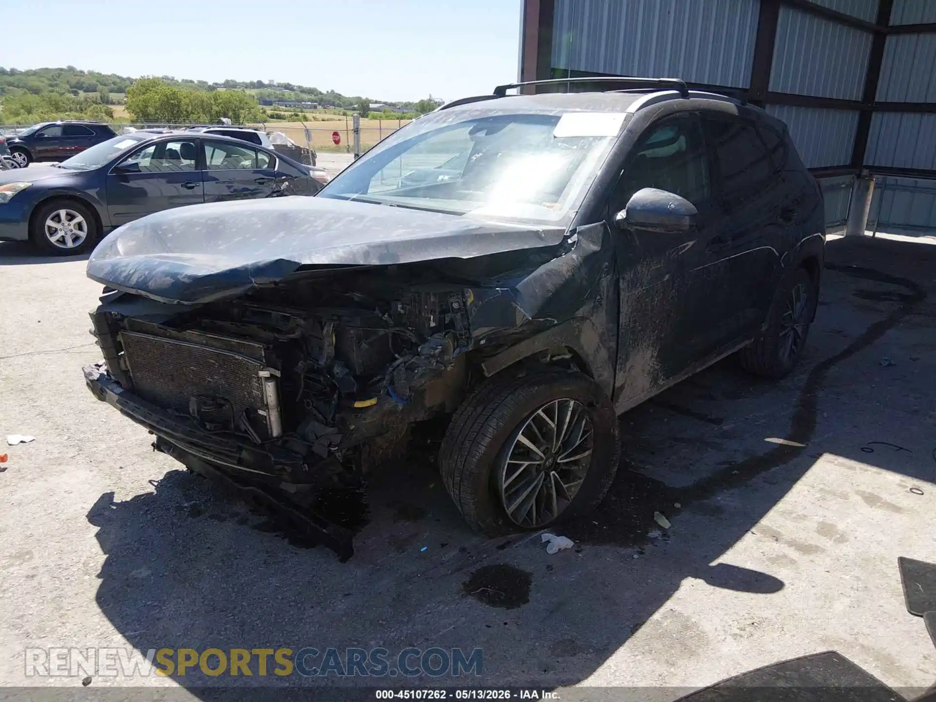 2 fotografías del automóvil dañado KM8J33ALXMU339462 HYUNDAI TUCSON 2021