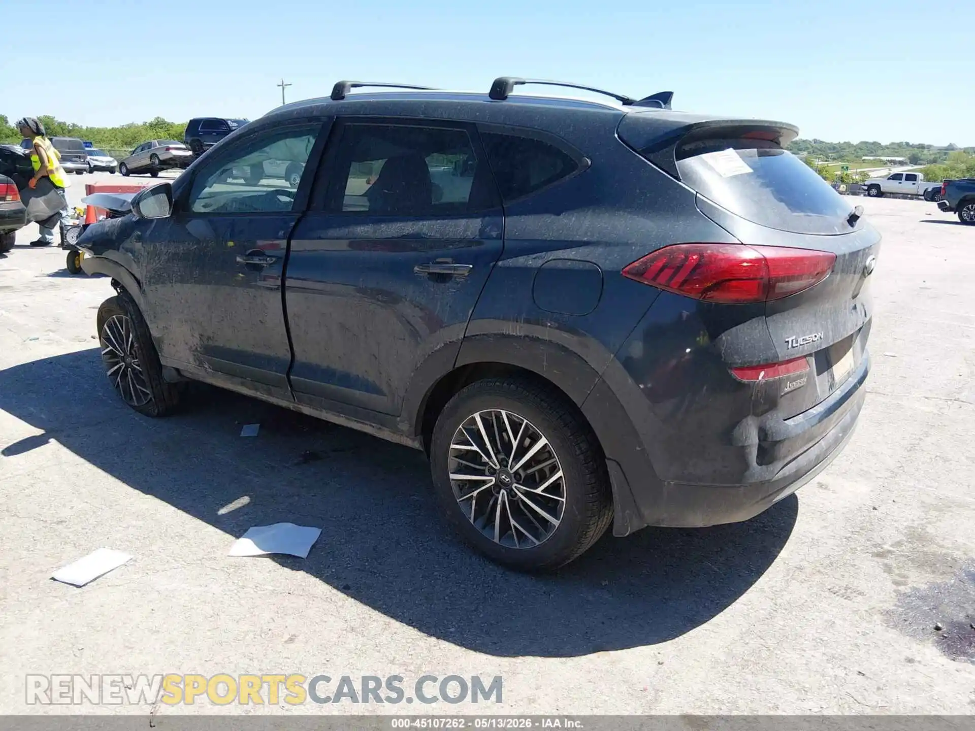 3 fotografías del automóvil dañado KM8J33ALXMU339462 HYUNDAI TUCSON 2021