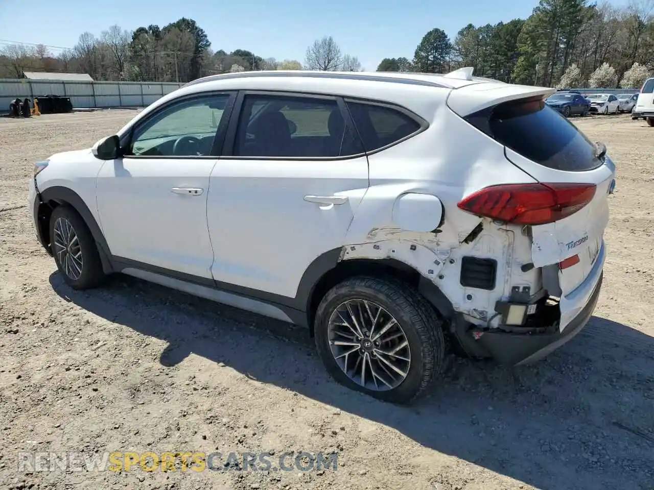 2 Photograph of a damaged car KM8J33ALXMU341731 HYUNDAI TUCSON 2021
