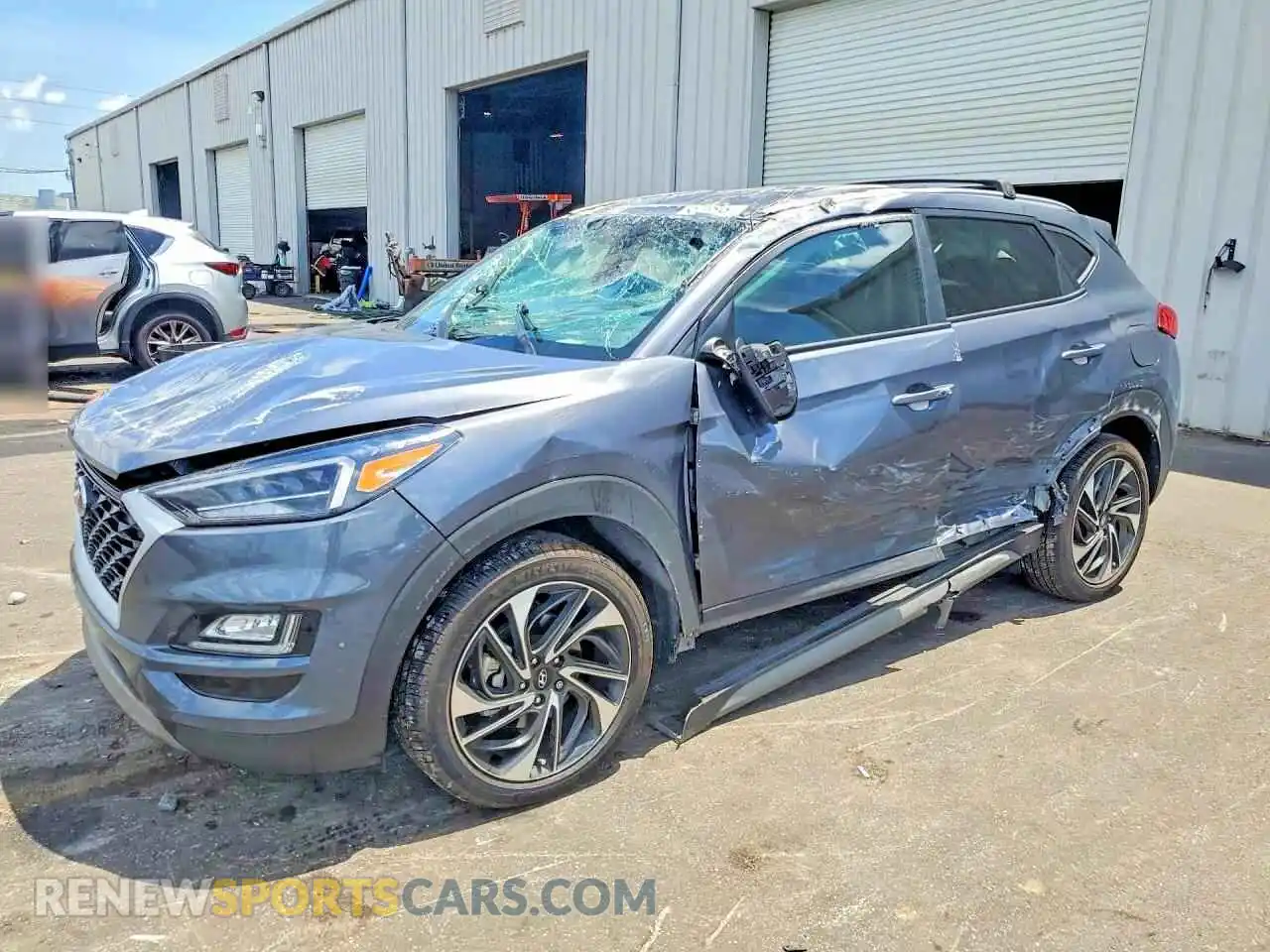 1 Photograph of a damaged car KM8J33ALXMU394316 HYUNDAI TUCSON 2021