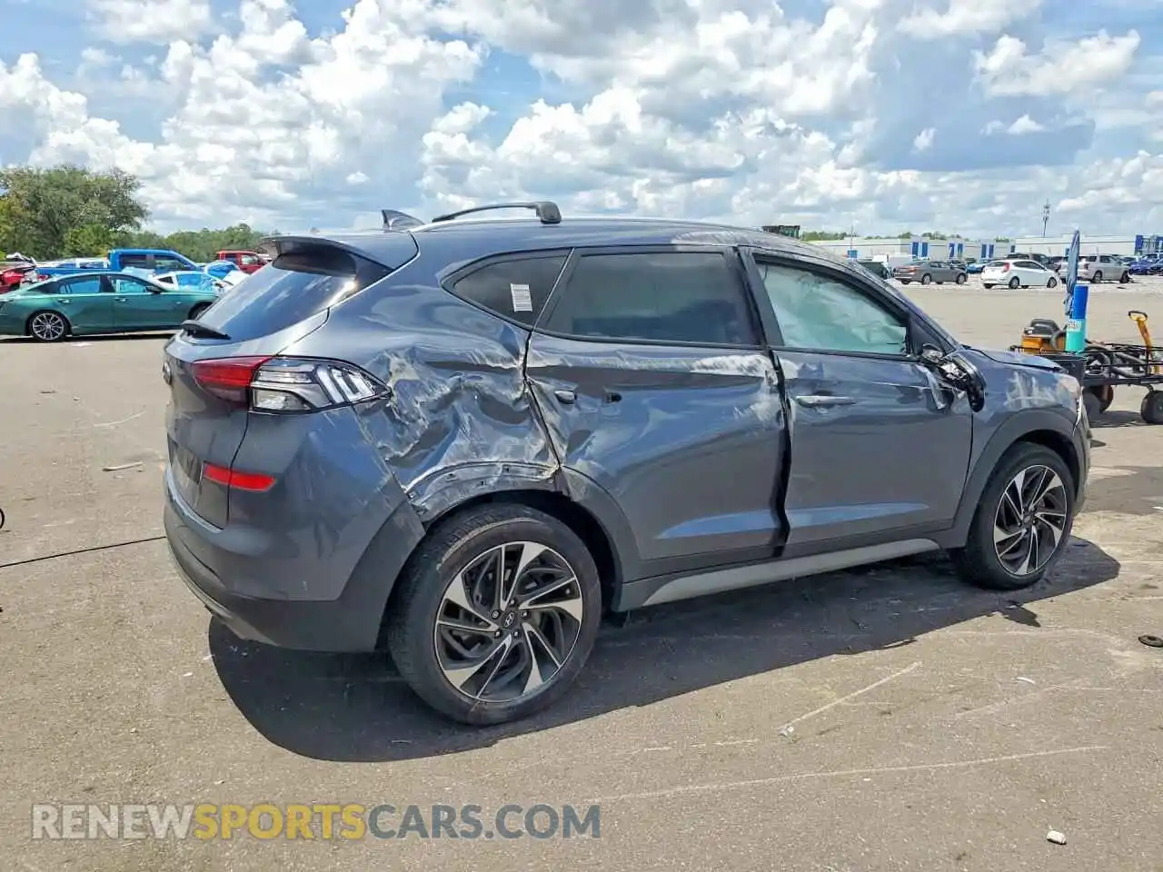 3 Photograph of a damaged car KM8J33ALXMU394316 HYUNDAI TUCSON 2021