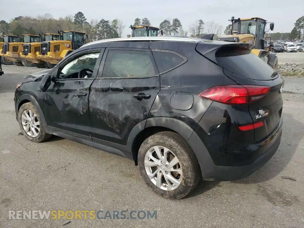 2 Photograph of a damaged car KM8J3CA44MU366813 HYUNDAI TUCSON 2021