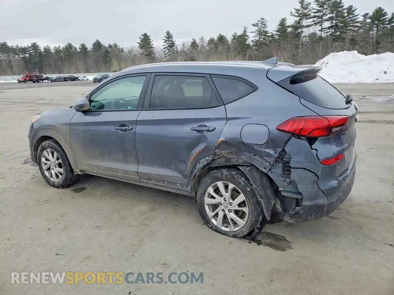 2 Photograph of a damaged car KM8J3CA48MU370976 HYUNDAI TUCSON 2021