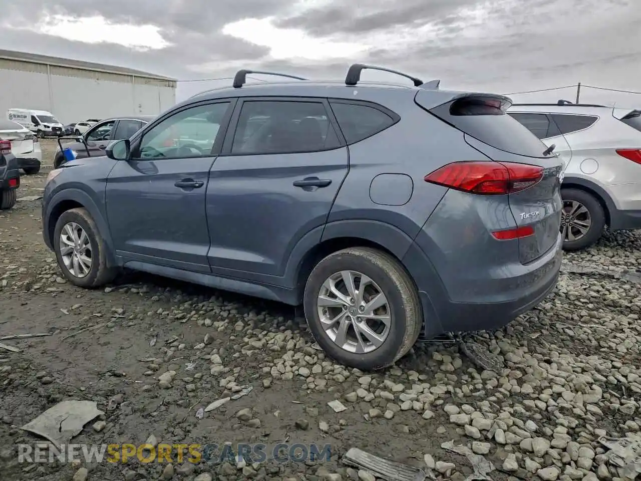 2 Photograph of a damaged car KM8J3CA4XMU297741 HYUNDAI TUCSON 2021