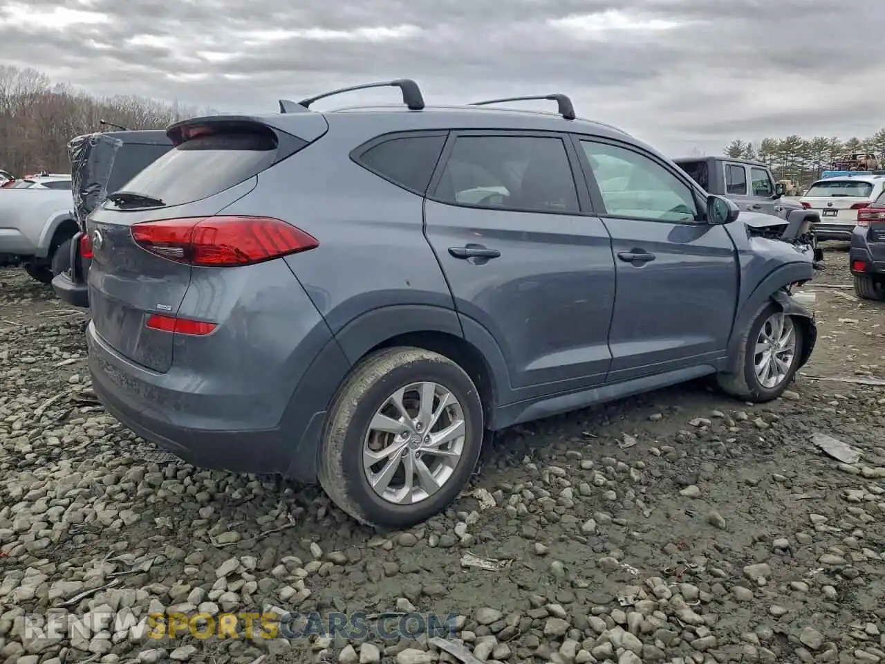 3 Photograph of a damaged car KM8J3CA4XMU297741 HYUNDAI TUCSON 2021