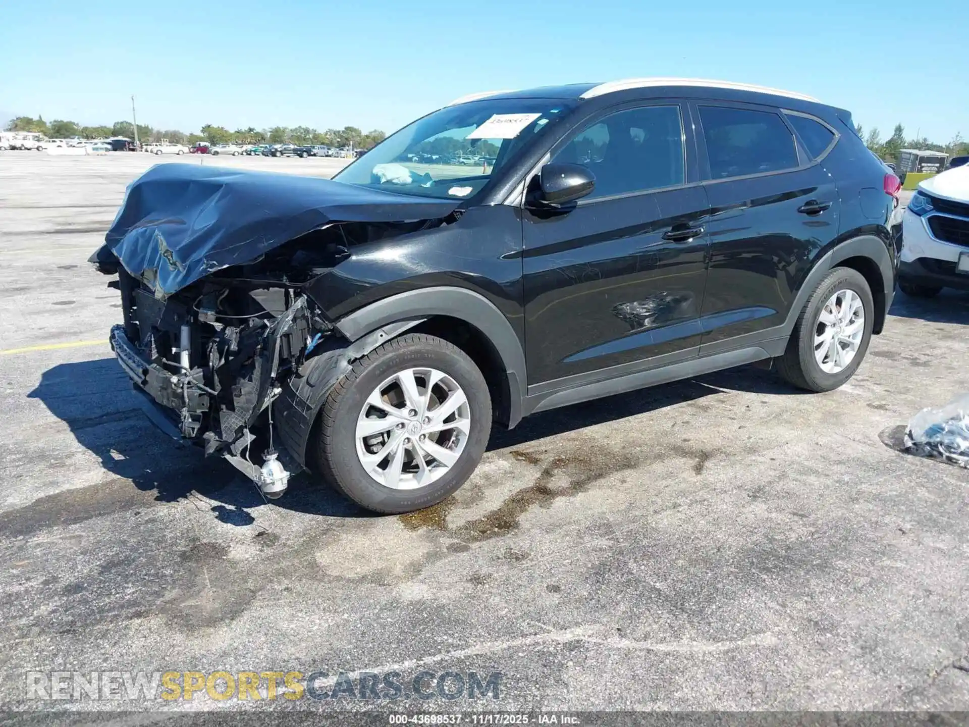 2 Photograph of a damaged car KM8J3CA4XMU299635 HYUNDAI TUCSON 2021