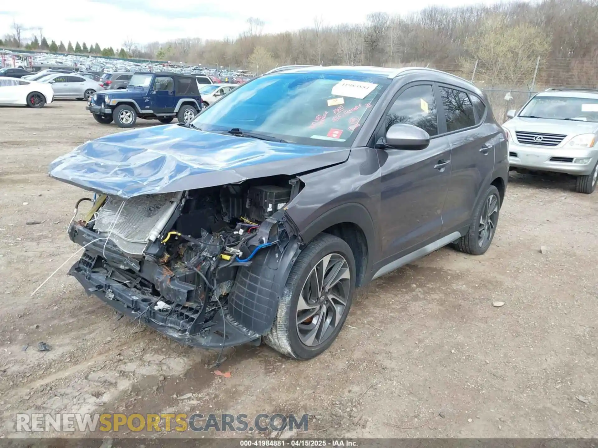 2 Photograph of a damaged car KM8J3CAL0MU356979 HYUNDAI TUCSON 2021