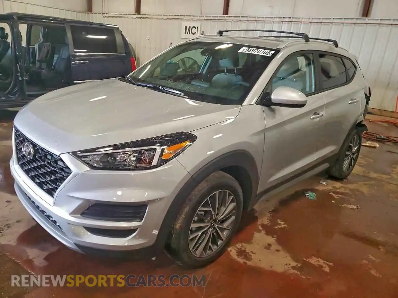 1 Photograph of a damaged car KM8J3CAL0MU391053 HYUNDAI TUCSON 2021