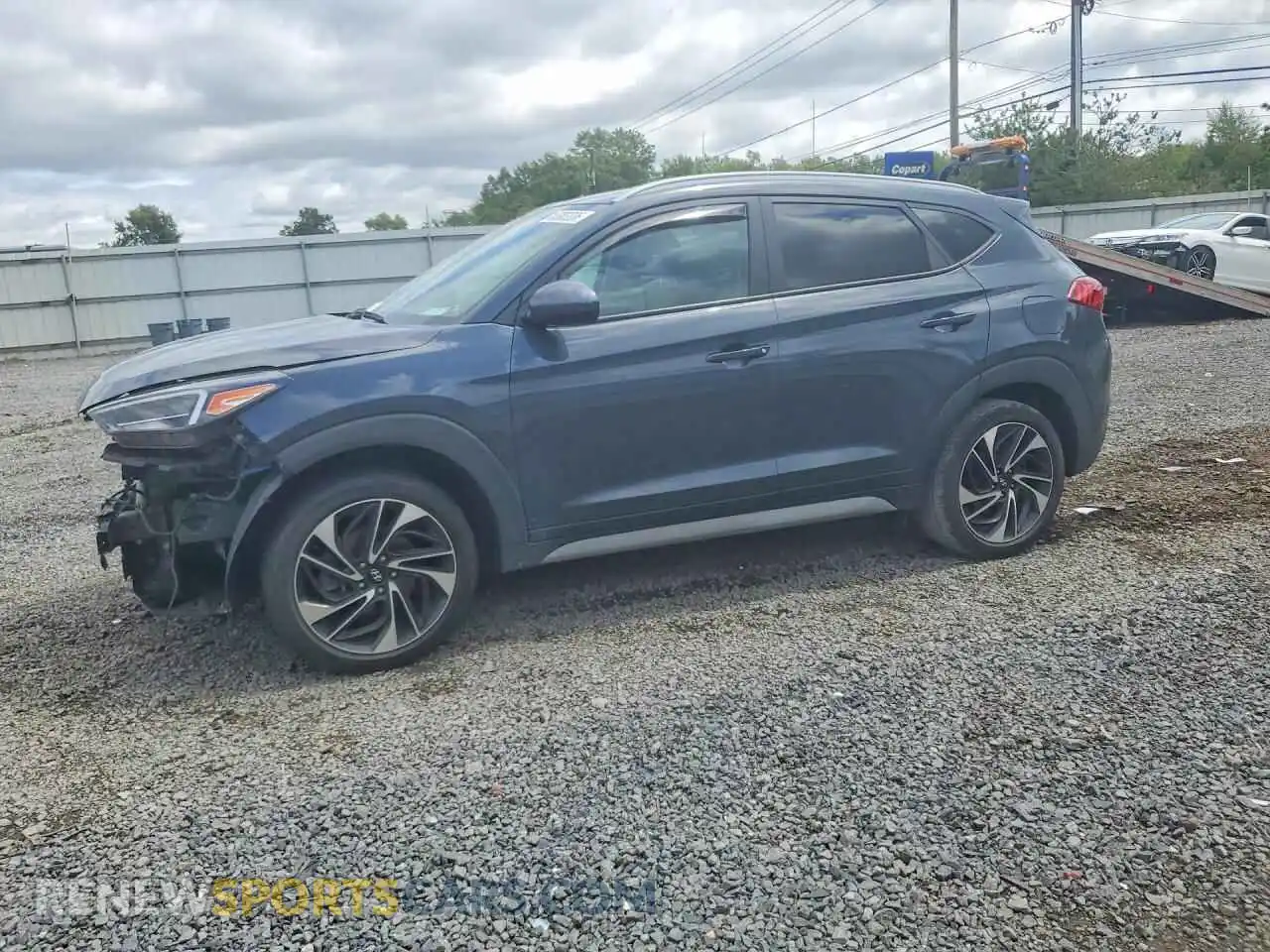 1 Photograph of a damaged car KM8J3CAL0MU402052 HYUNDAI TUCSON 2021