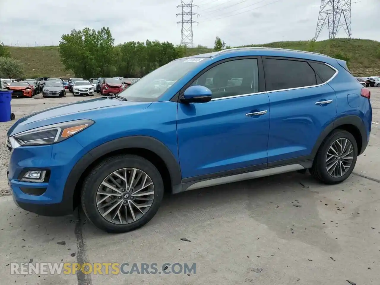 1 Photograph of a damaged car KM8J3CAL1MU323988 HYUNDAI TUCSON 2021