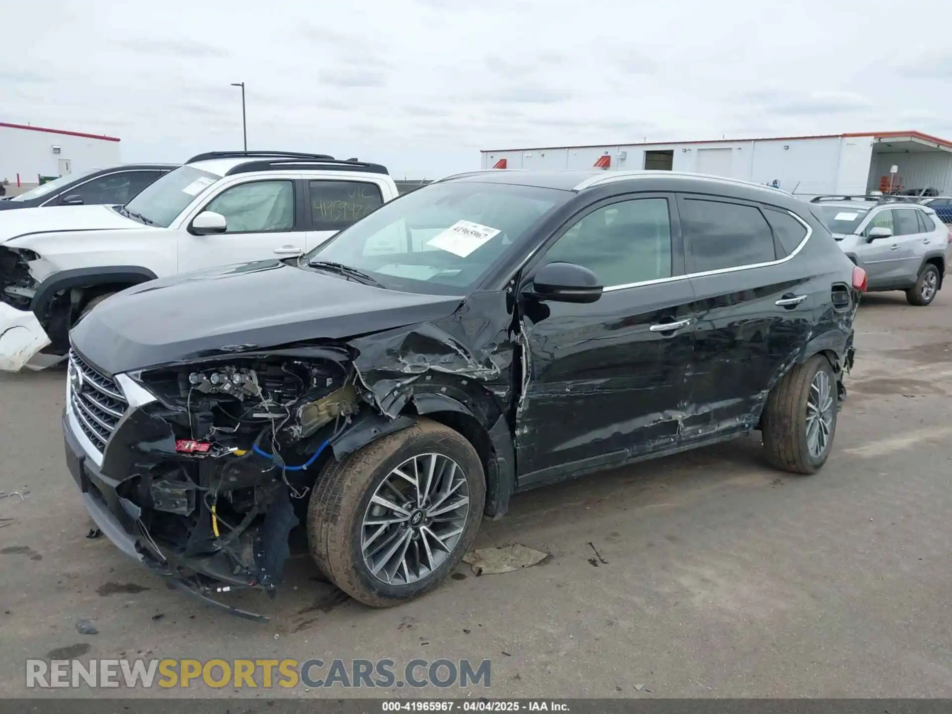 2 Photograph of a damaged car KM8J3CAL1MU343545 HYUNDAI TUCSON 2021