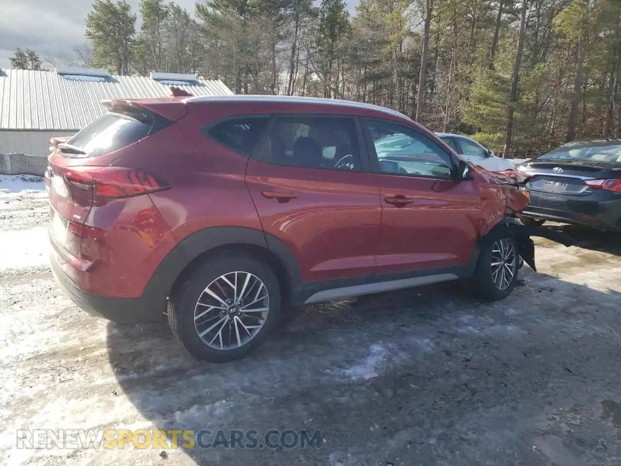 3 Photograph of a damaged car KM8J3CAL2MU393211 HYUNDAI TUCSON 2021