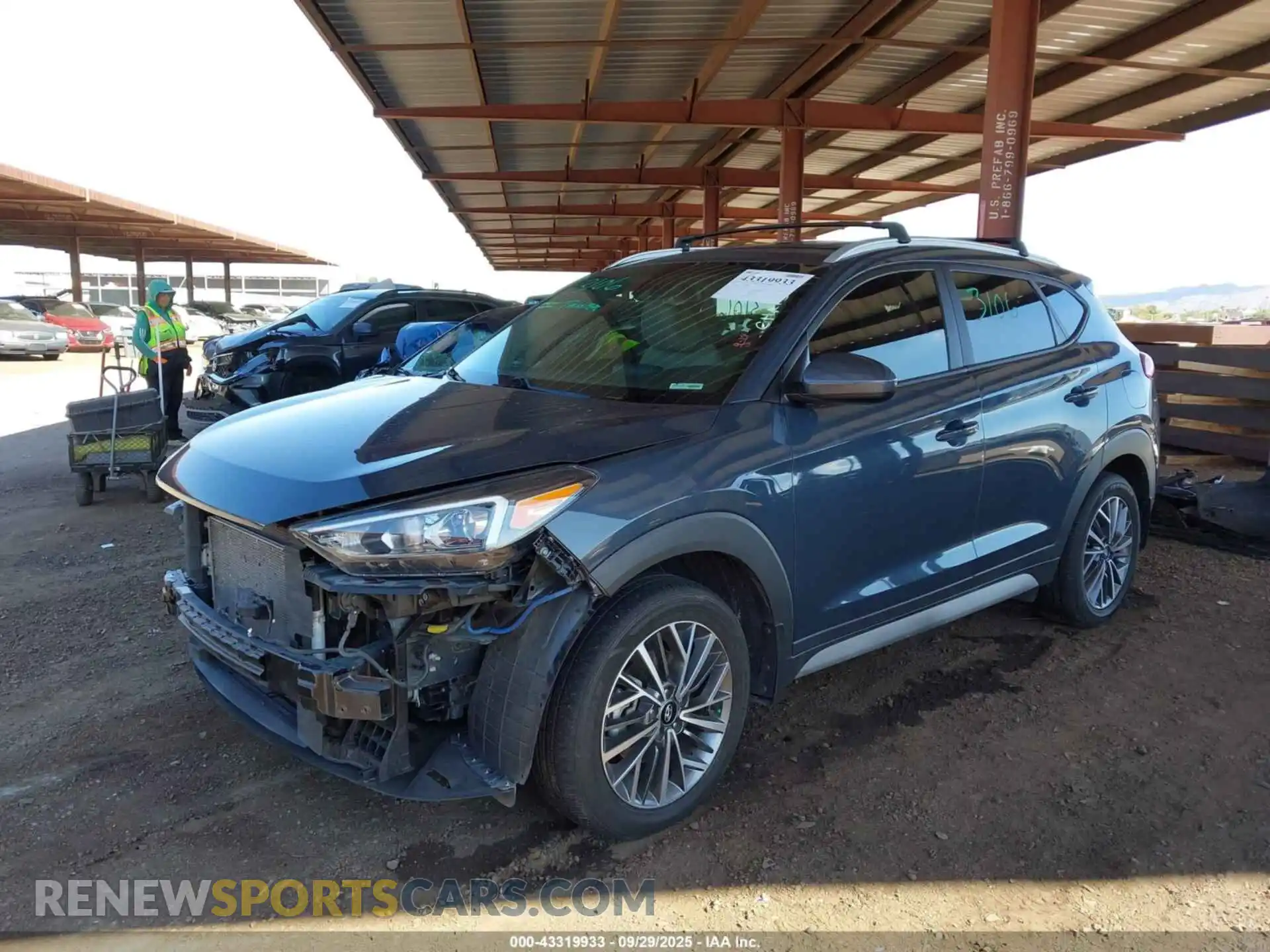 2 Photograph of a damaged car KM8J3CAL3MU293585 HYUNDAI TUCSON 2021